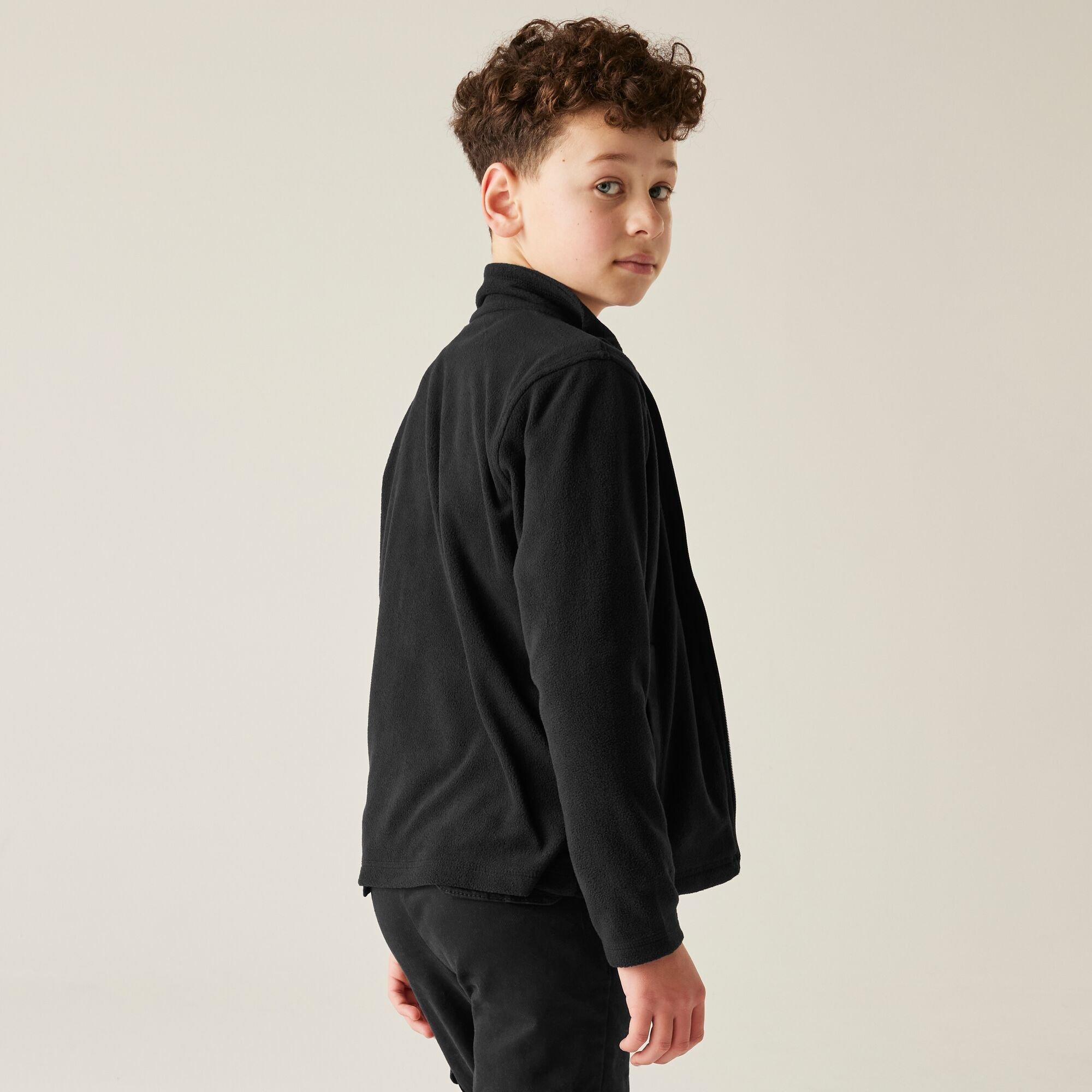 Black/Black - Regatta - Kids King II Anti-Pill Fleece - 2