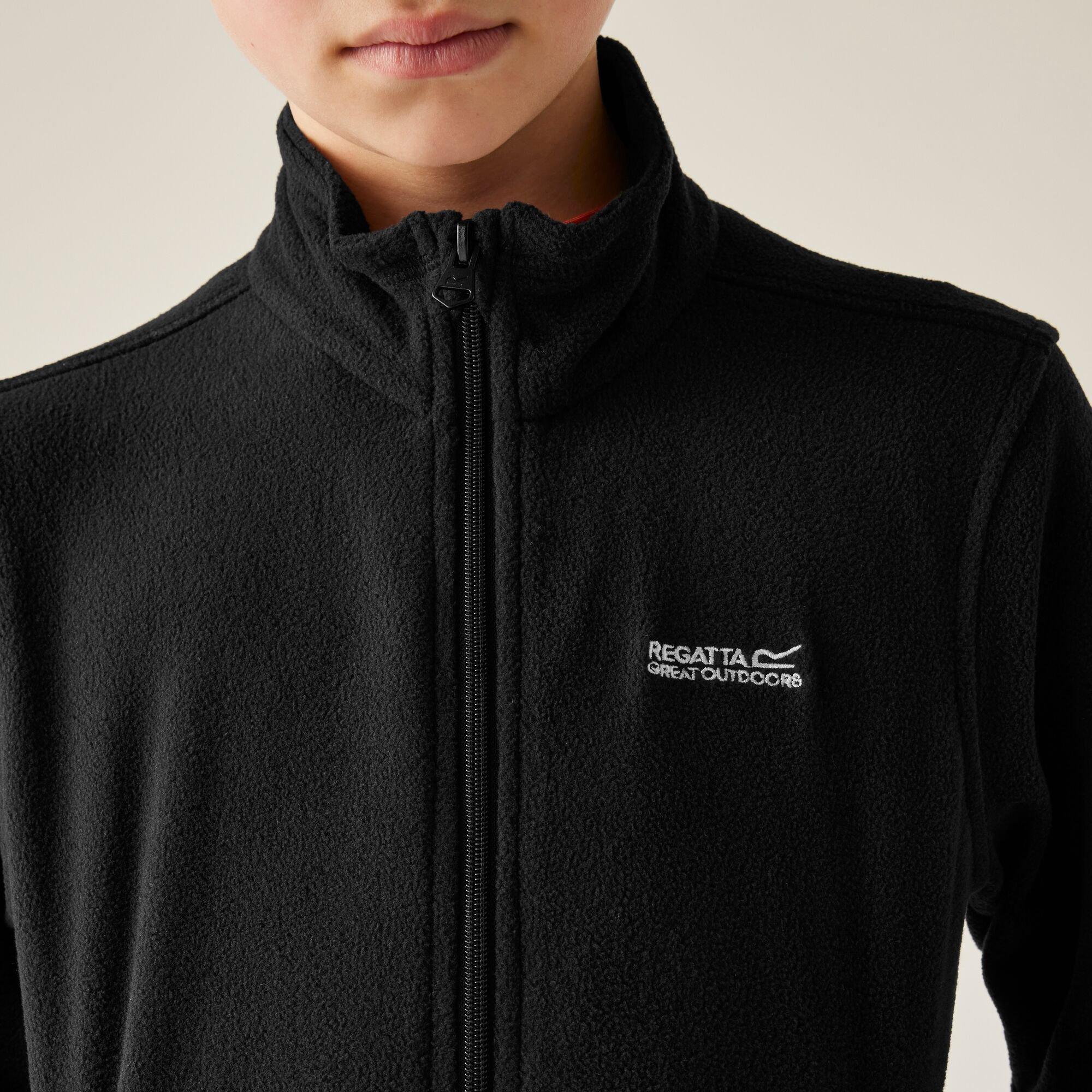 Black/Black - Regatta - Kids King II Anti-Pill Fleece - 5