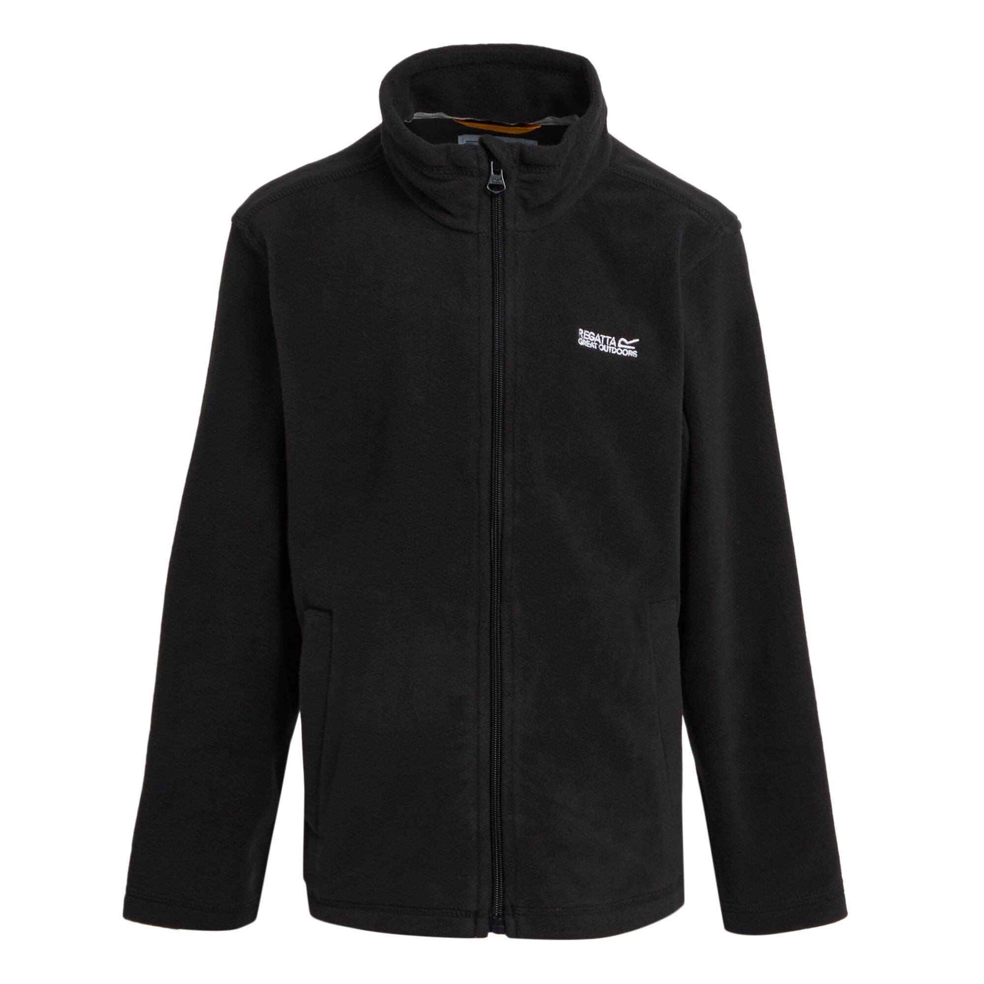 Black/Black - Regatta - Kids King II Anti-Pill Fleece - 7