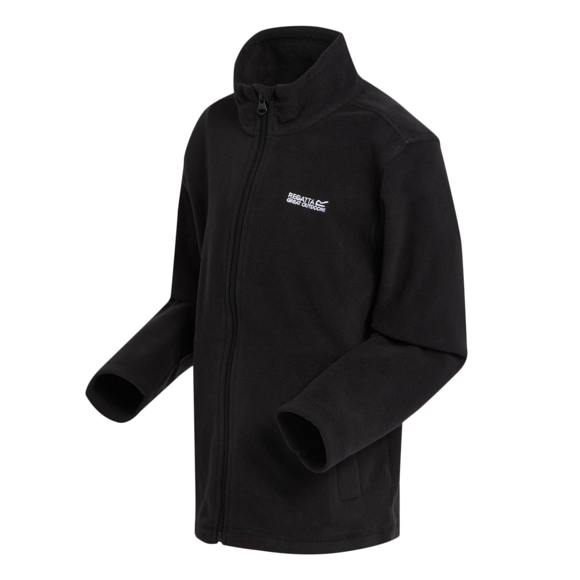 Black/Black - Regatta - Kids King II Anti-Pill Fleece - 9