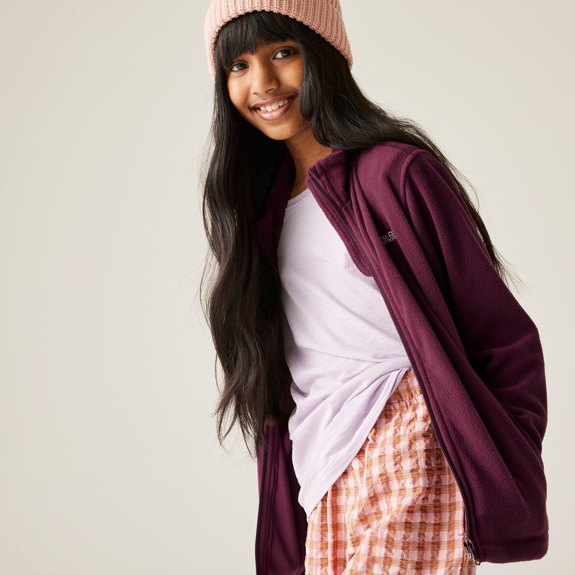 Fig Purple - Regatta - Kids King II Anti-Pill Fleece - 4