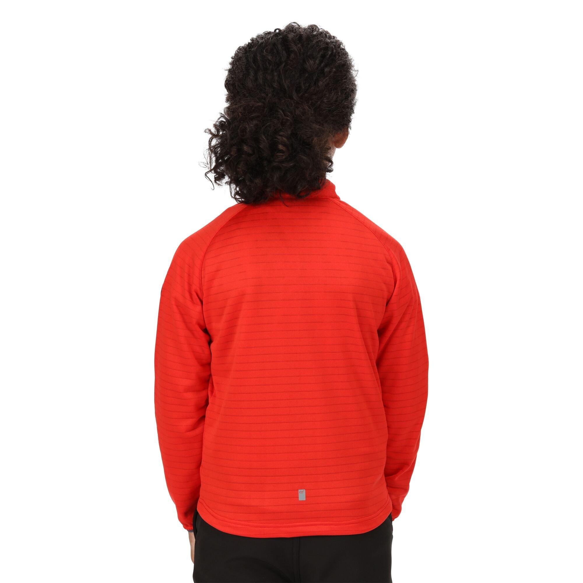 Fiery Red - Regatta - Unisex Kids Highton Lite II Stretch Reflective Softshell Jacket - 5