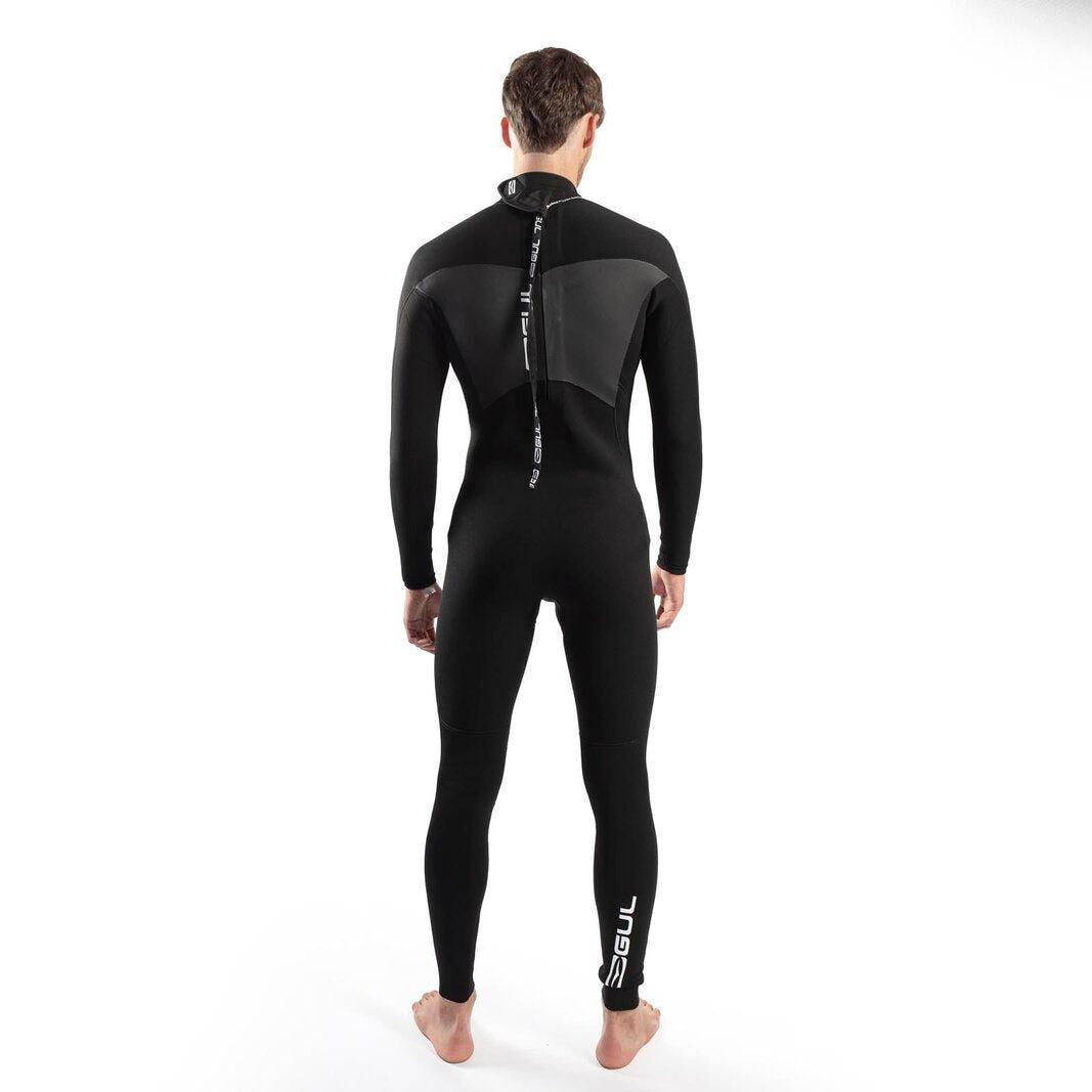Black - Gul - RESPONSE 5/3MM BLINDSTITCHED MENS FULL WETSUIT - 2