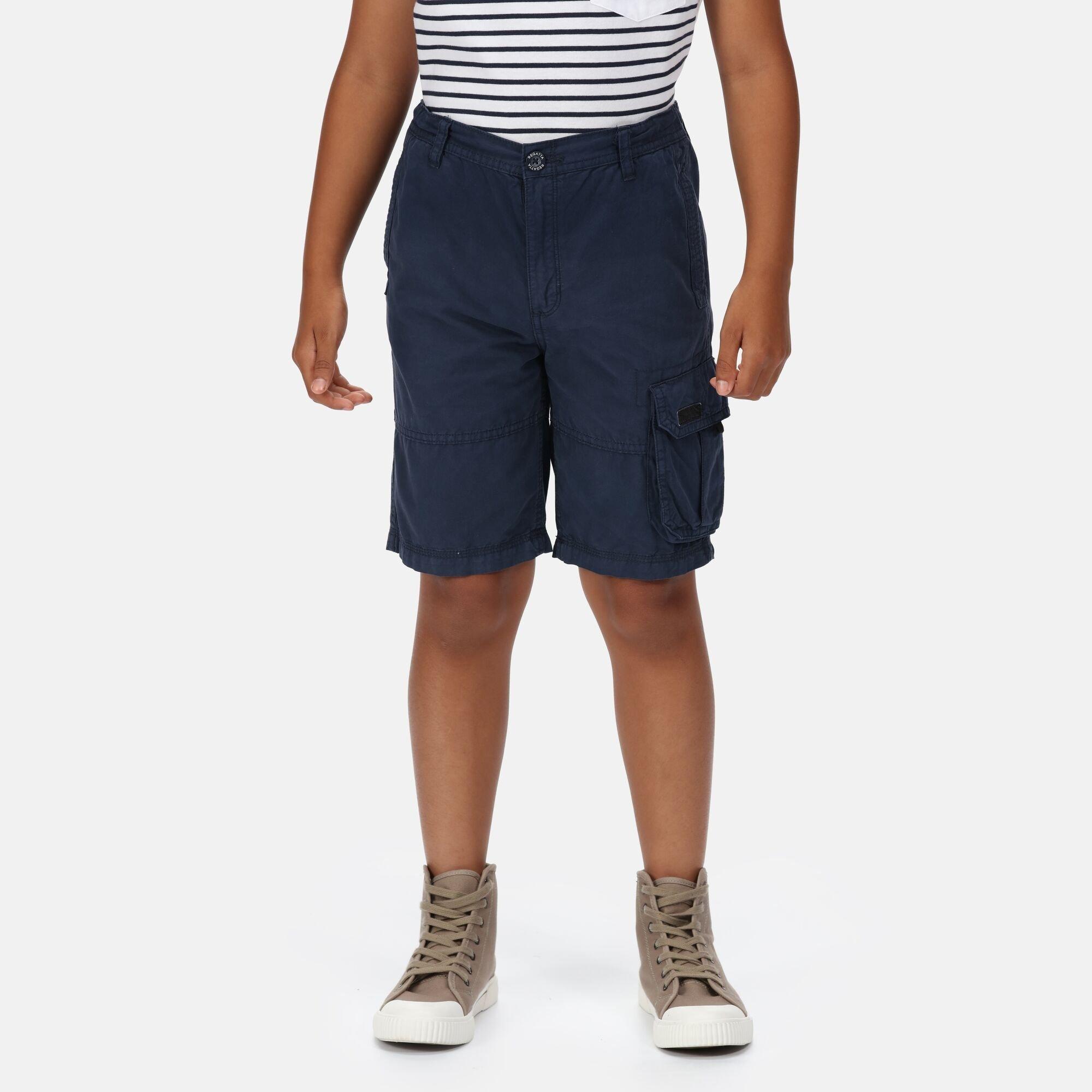 Navy - Regatta - Kids Shorewalk Cargo Shorts - 5