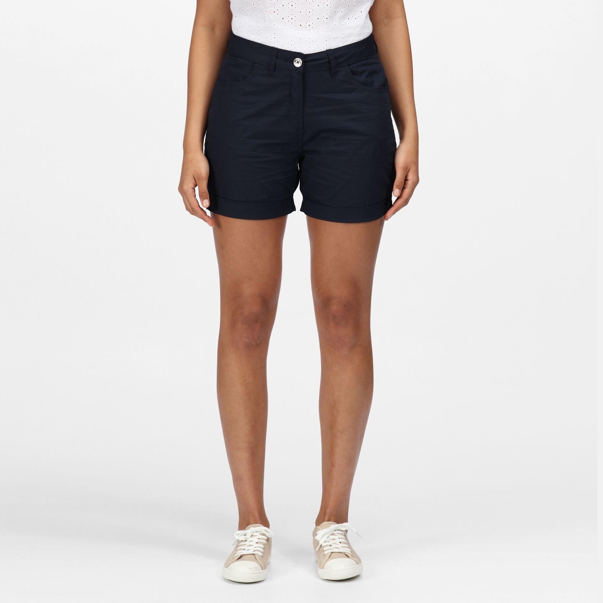 Navy - Regatta - Women's Pemma Cotton Walking Shorts - 2