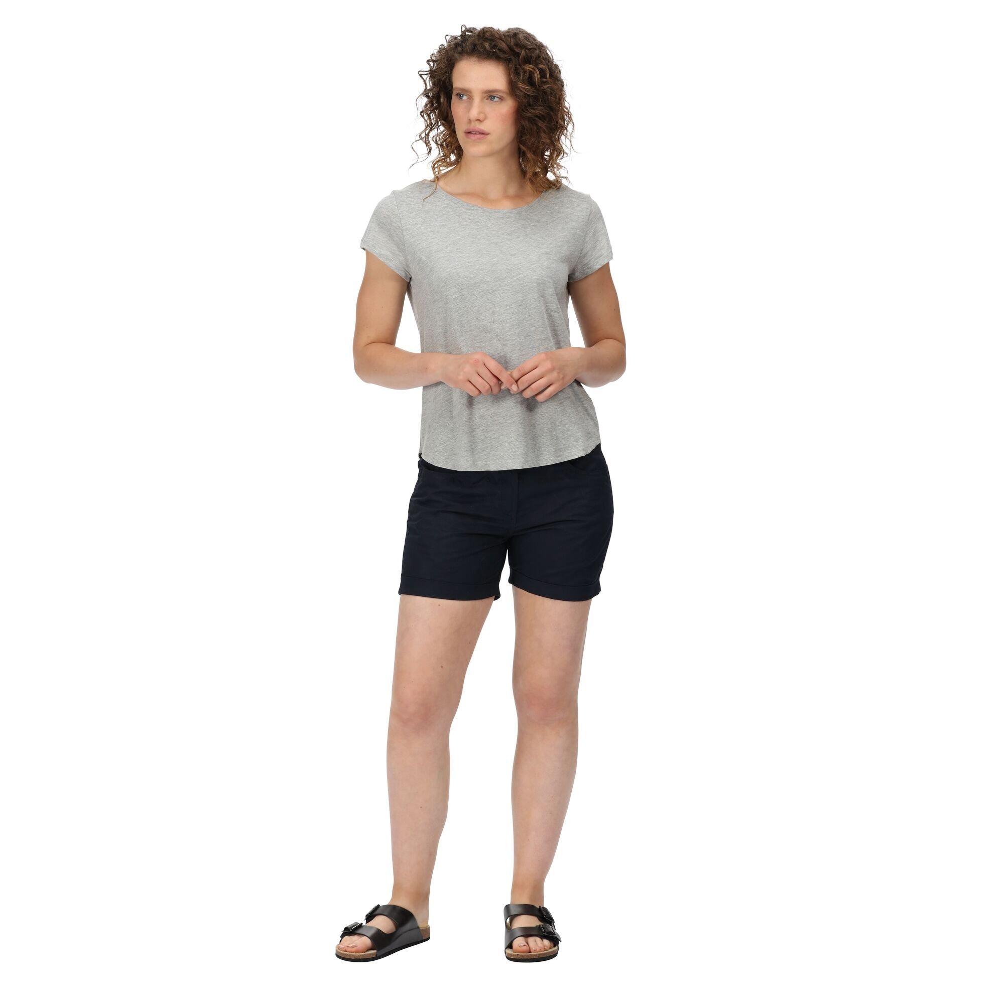 Navy - Regatta - Women's Pemma Cotton Walking Shorts - 11