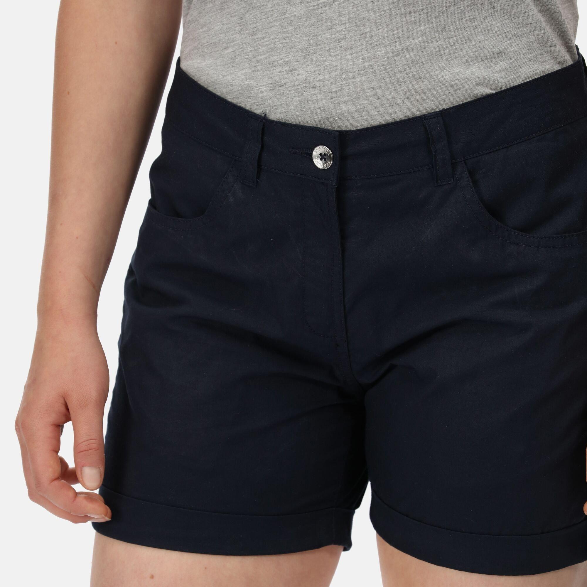 Navy - Regatta - Women's Pemma Cotton Walking Shorts - 12