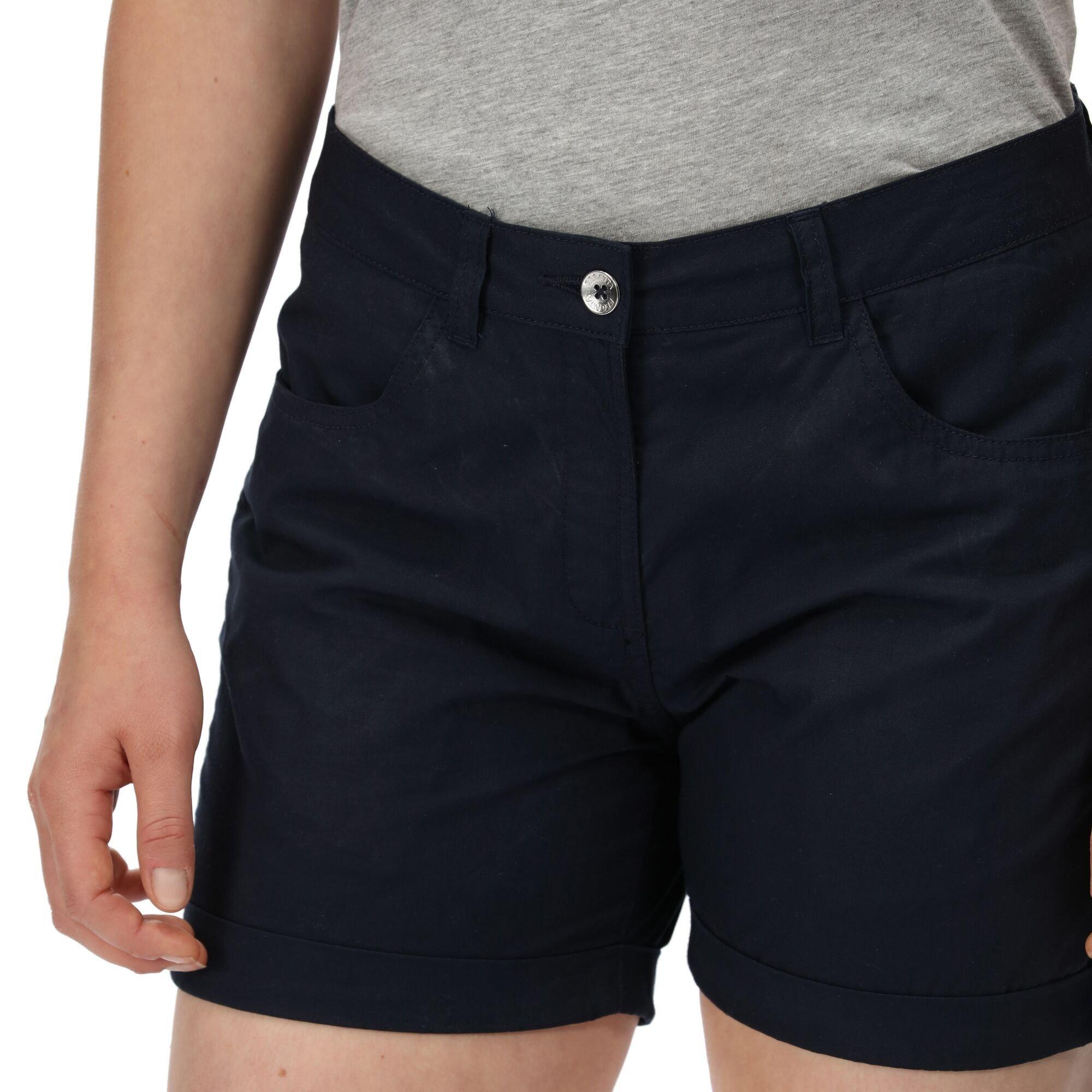 Navy - Regatta - Women's Pemma Cotton Walking Shorts - 13