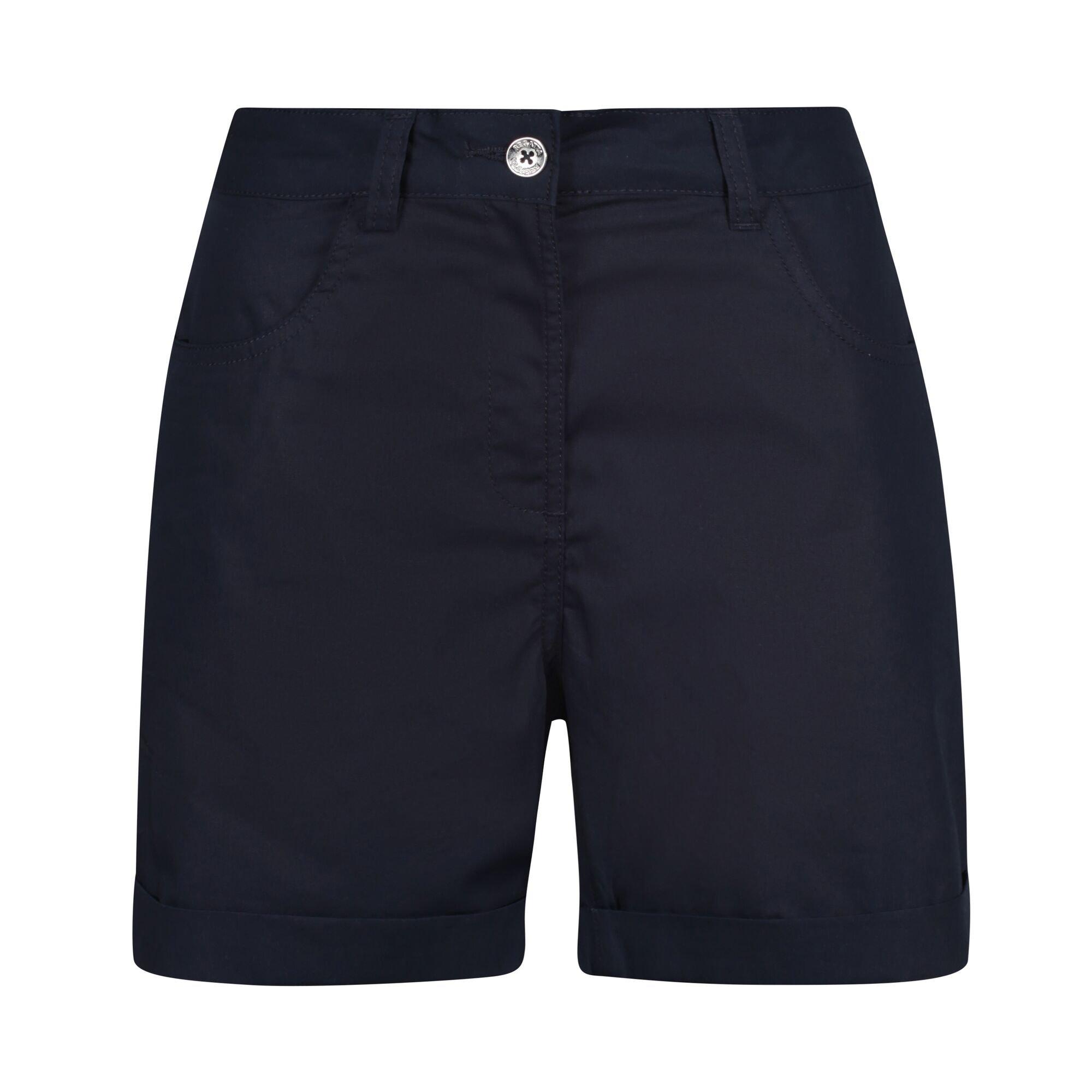 Navy - Regatta - Women's Pemma Cotton Walking Shorts - 14