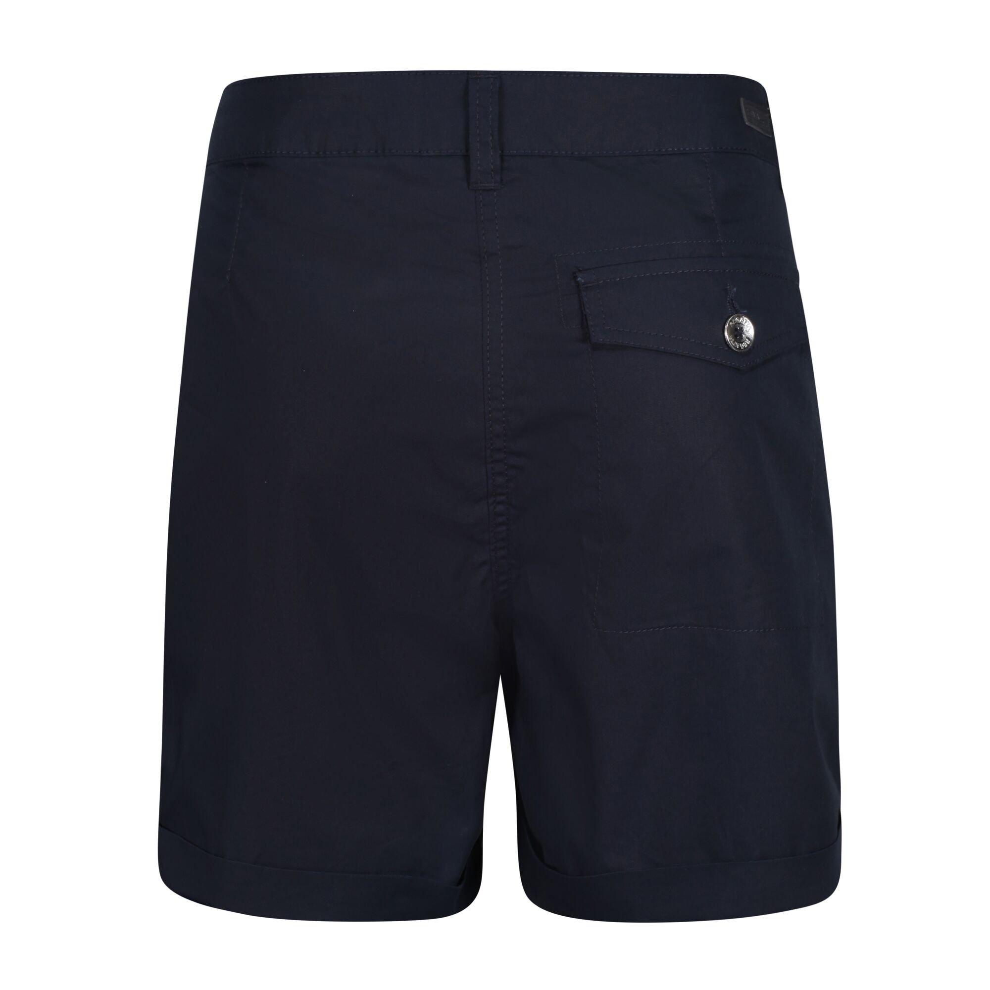 Navy - Regatta - Women's Pemma Cotton Walking Shorts - 15