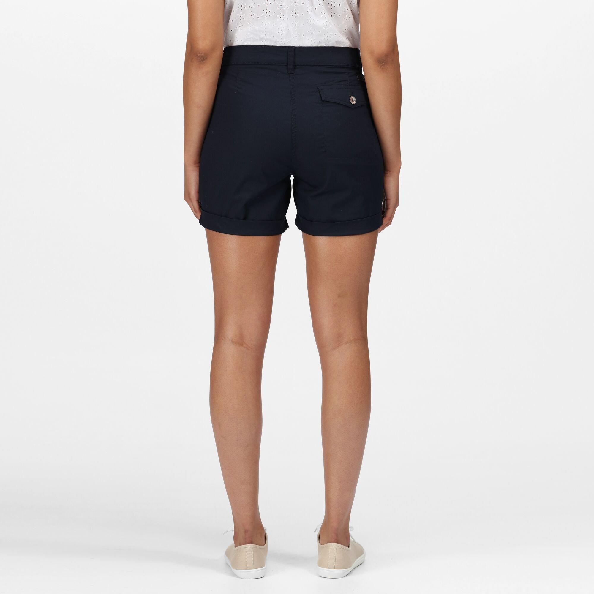 Navy - Regatta - Women's Pemma Cotton Walking Shorts - 6