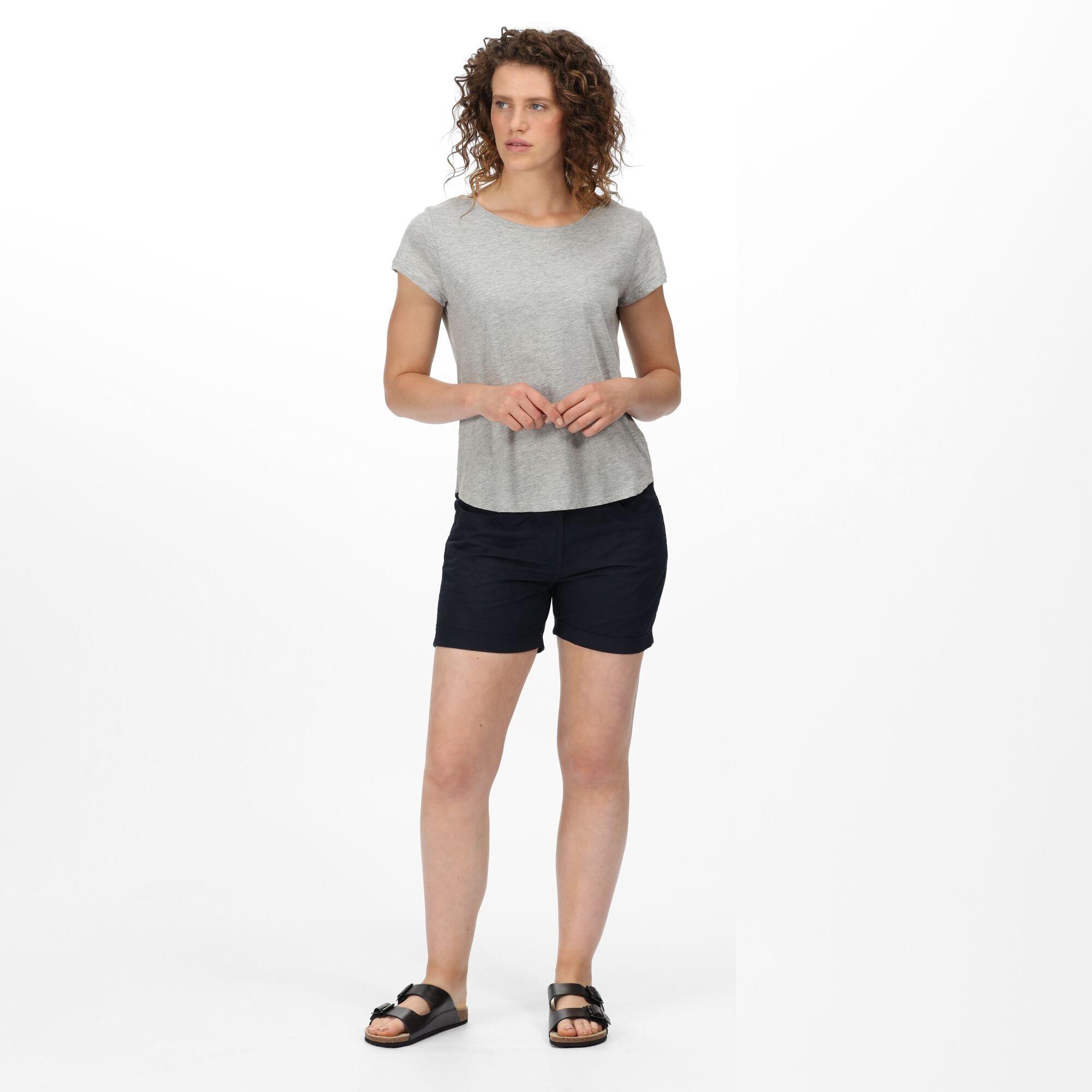 Navy - Regatta - Women's Pemma Cotton Walking Shorts - 10