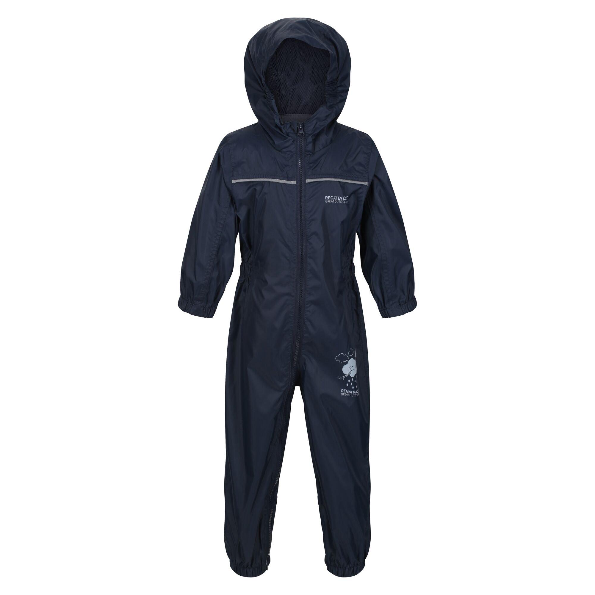 Regatta  Kids Kids Puddle Iv Water Repellent All In 1 - Navy - 36-48m