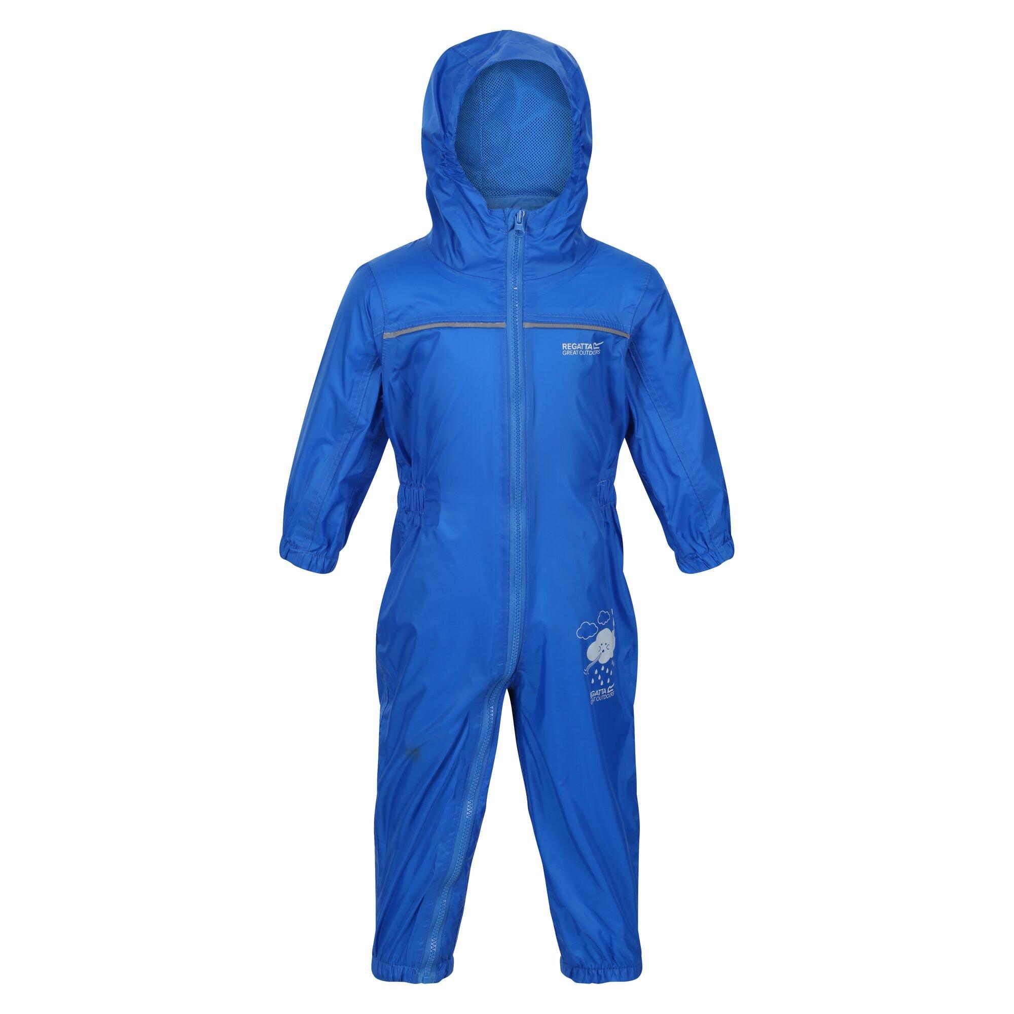 Regatta  Kids Kids Puddle Iv Water Repellent All In 1 - Blue - 60-72m