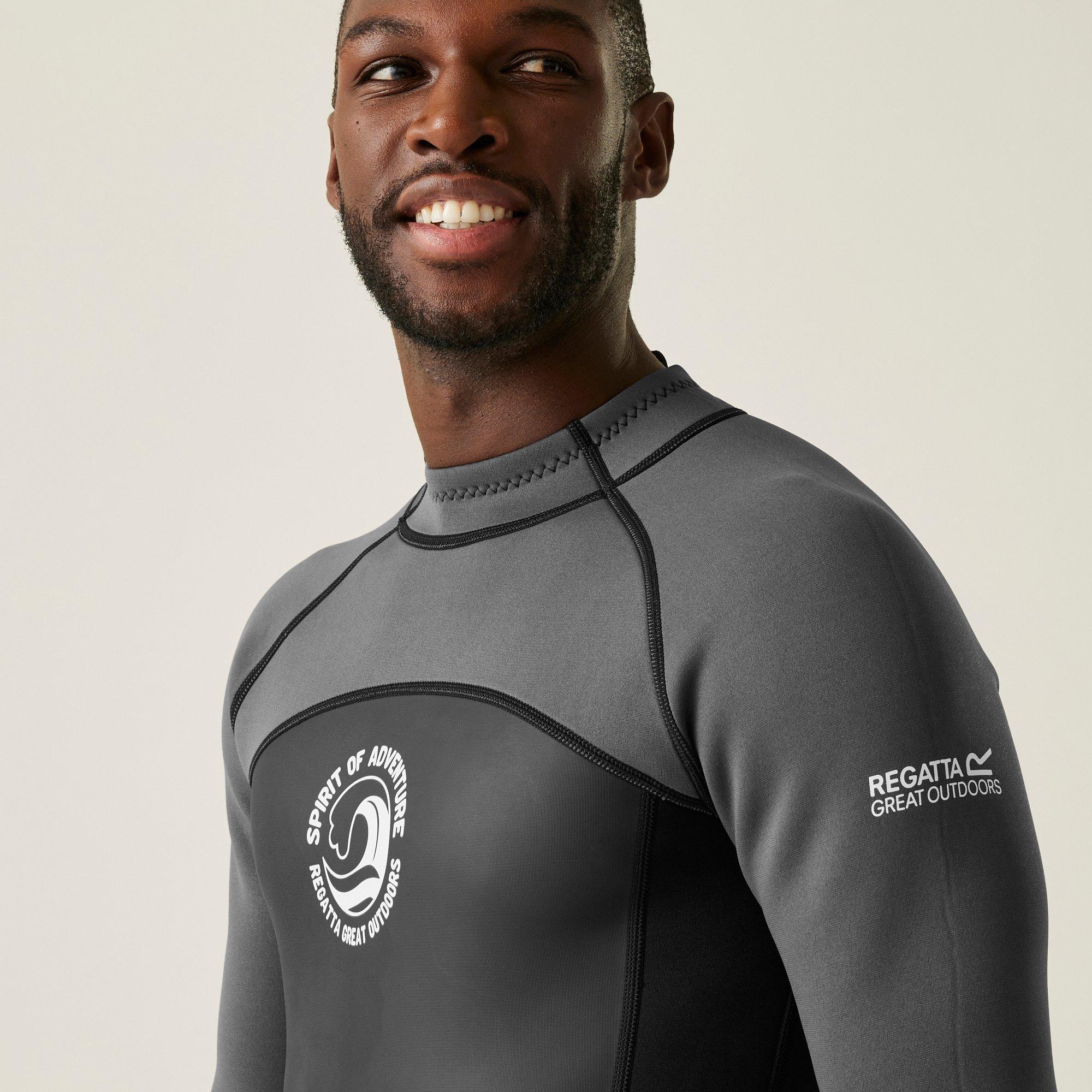 Blk/Dkgry/Wh - Regatta - Full Wetsuit - 3