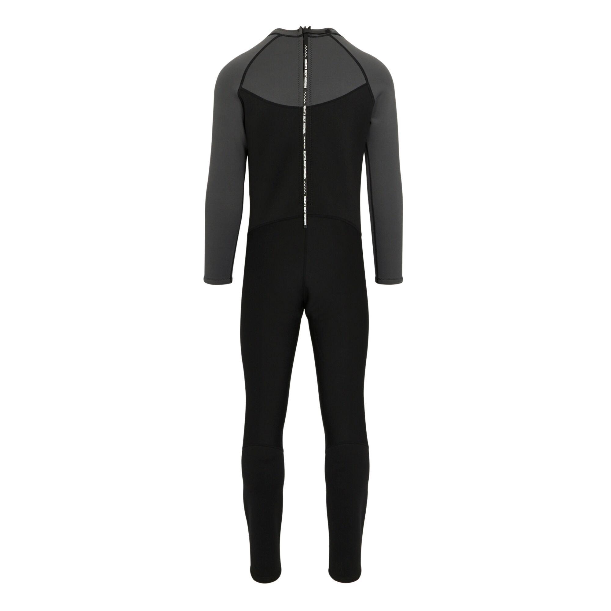 Black/Dark Grey - Regatta - Men's Full Wetsuit - 10
