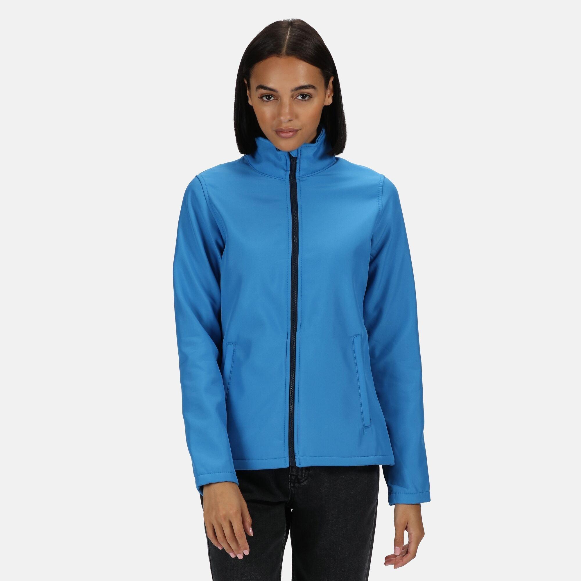 Frchbl(Navy) - Regatta - Women's Ablaze Waterproof 3 Layer Softshell Jacket - 2