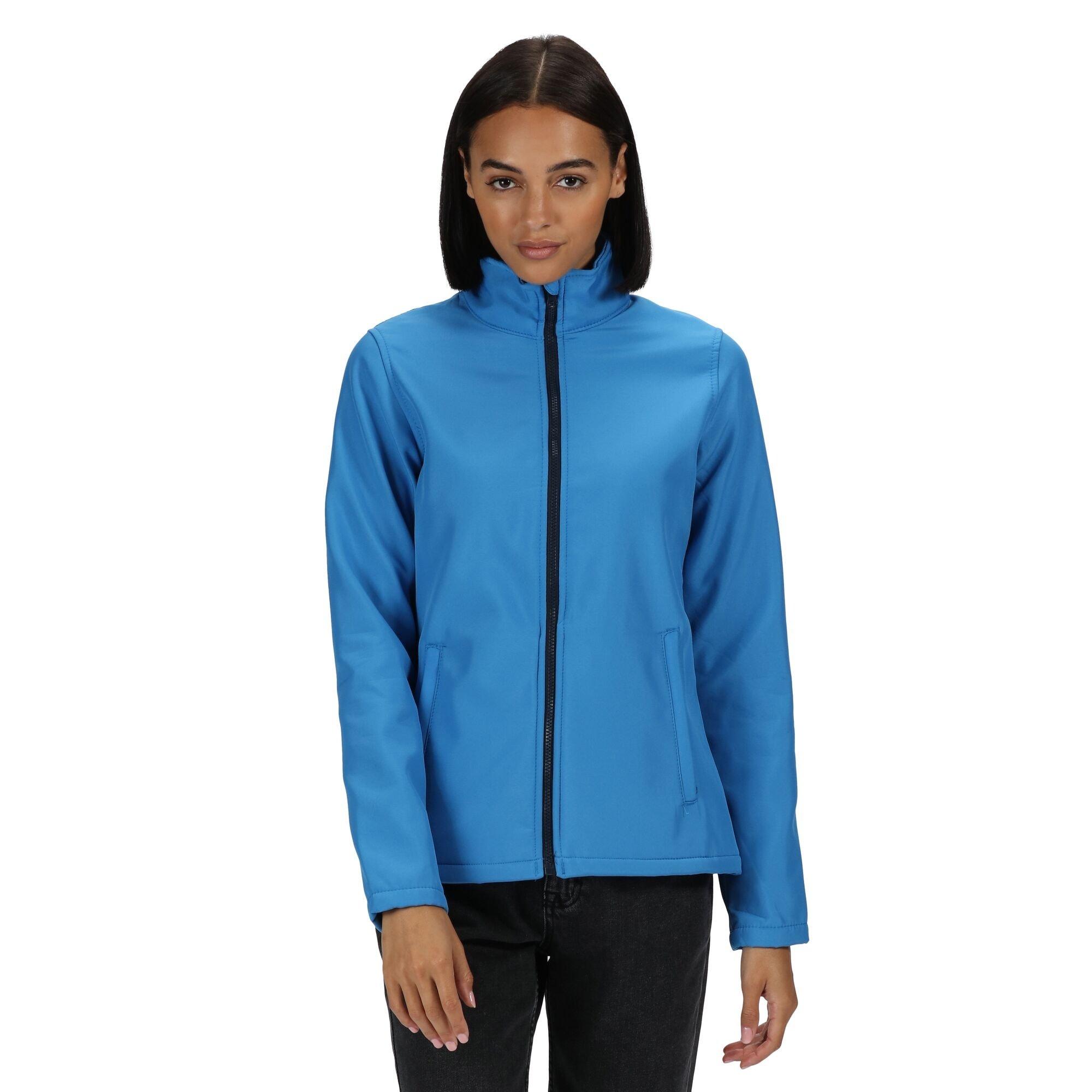 Frchbl(Navy) - Regatta - Women's Ablaze Waterproof 3 Layer Softshell Jacket - 4