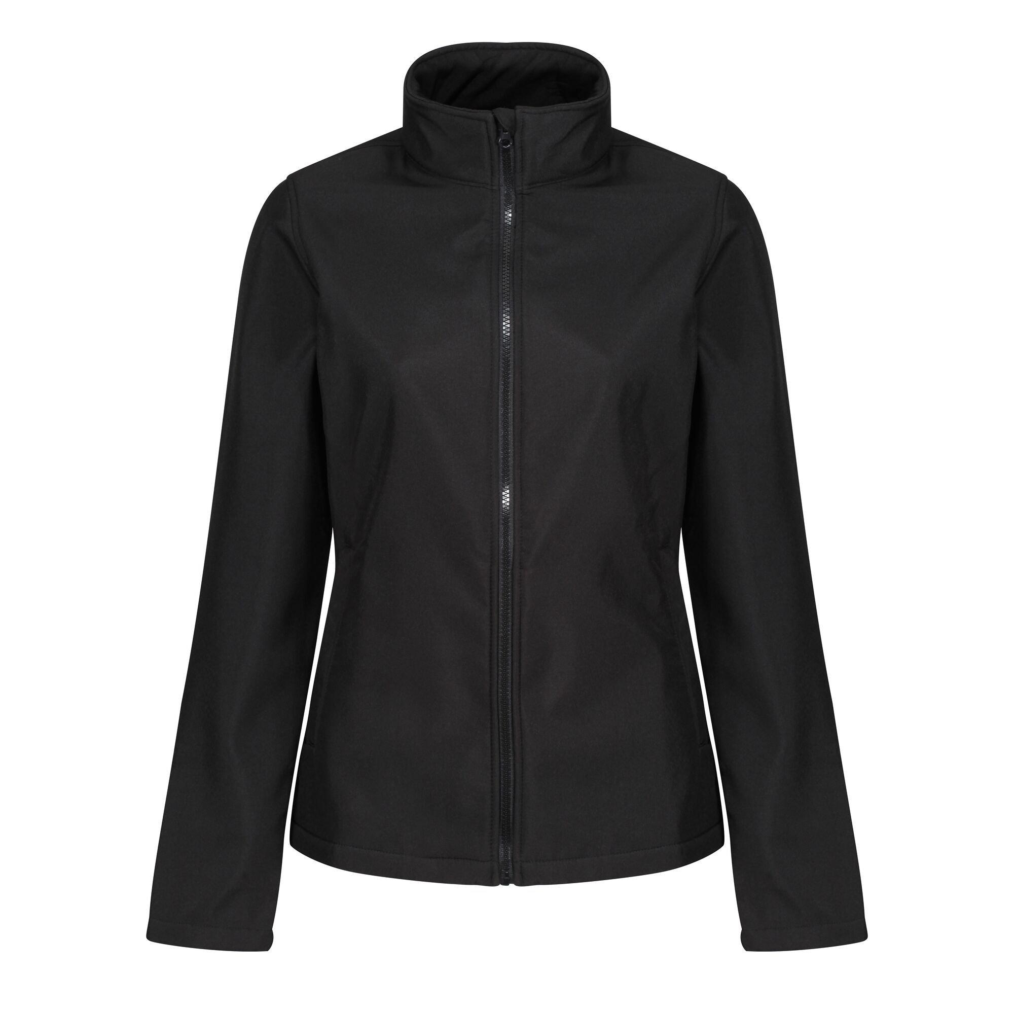 Regatta Women's Ablaze Waterproof 3 Layer Softshell Jacket - Black(Black) - 12