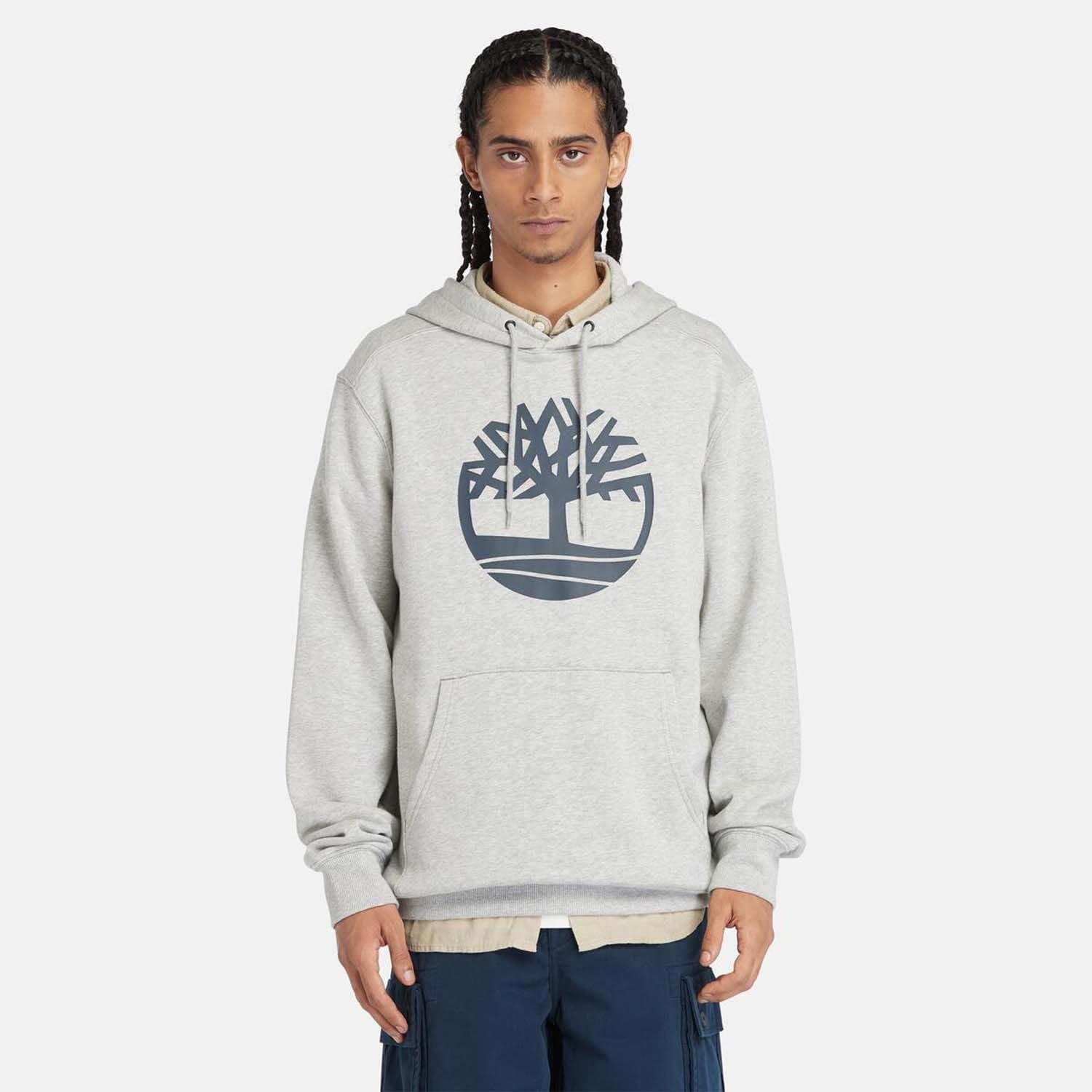 Grey - Timberland - Kennebec River Tree Logo Hoodie - 1