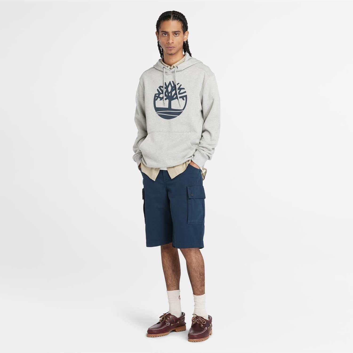 Grey - Timberland - Kennebec River Tree Logo Hoodie - 3