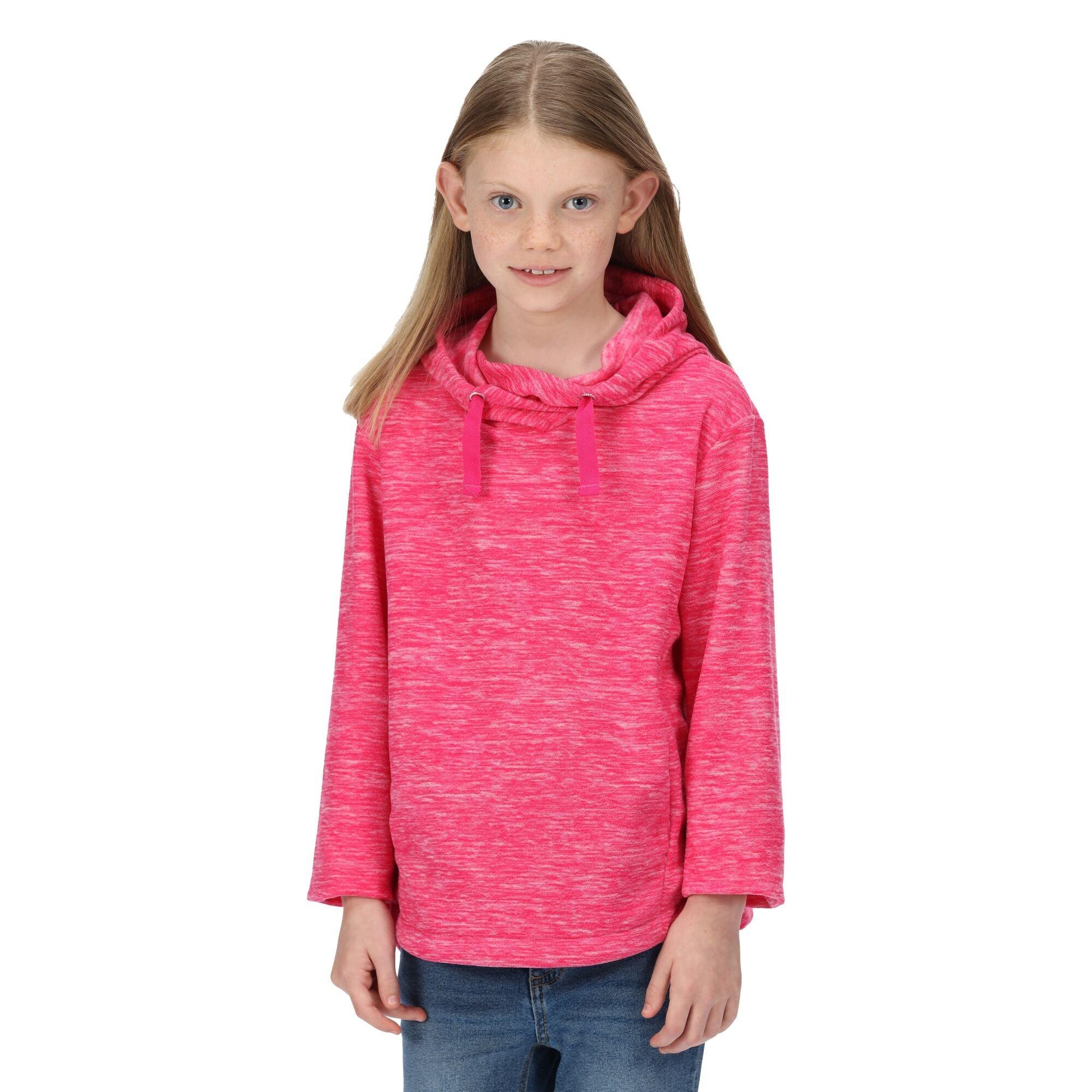 Pnkfusionmrl - Regatta - Unisex Kids Kalina Hooded Full-Zip Fleece - 2