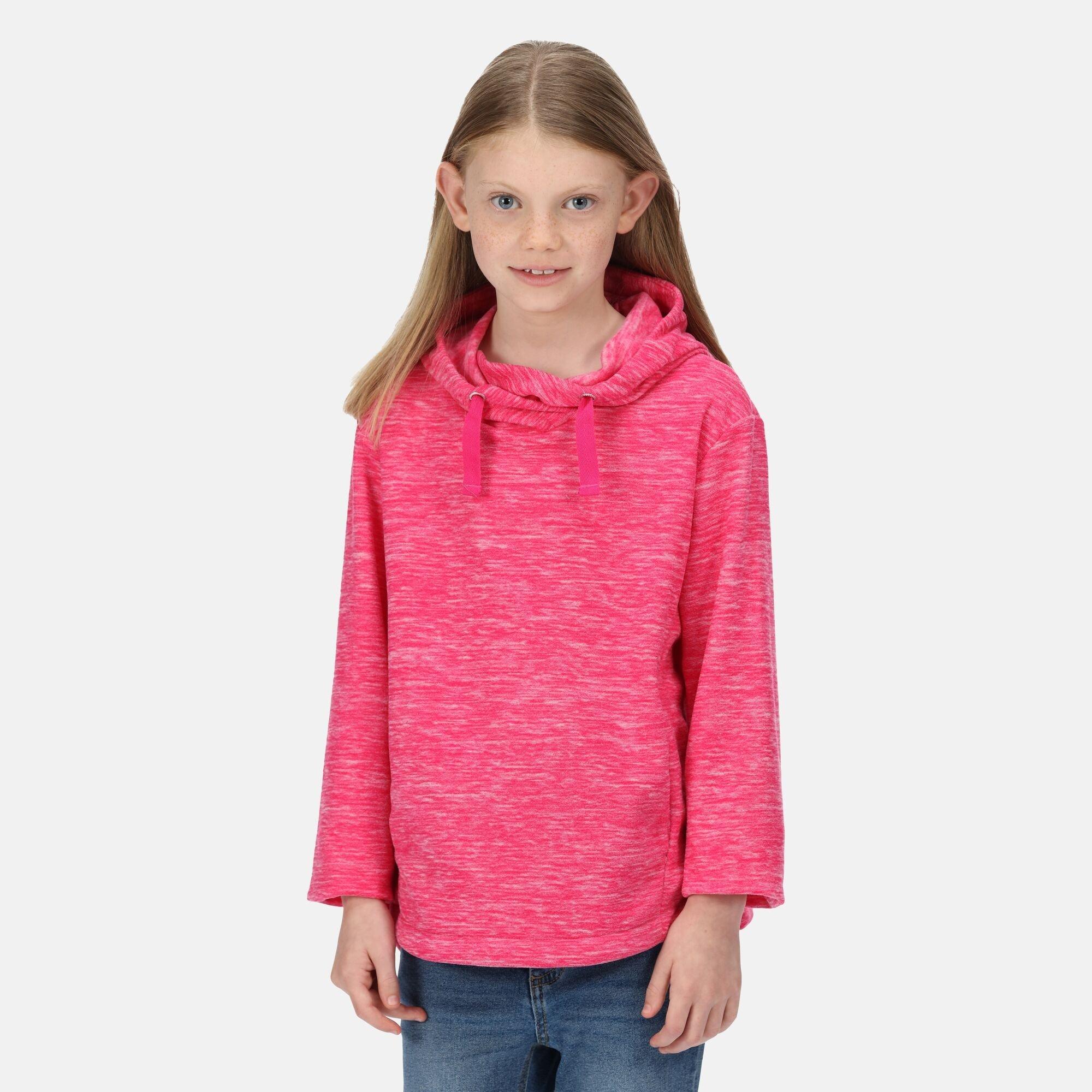 Pnkfusionmrl - Regatta - Unisex Kids Kalina Hooded Full-Zip Fleece - 3
