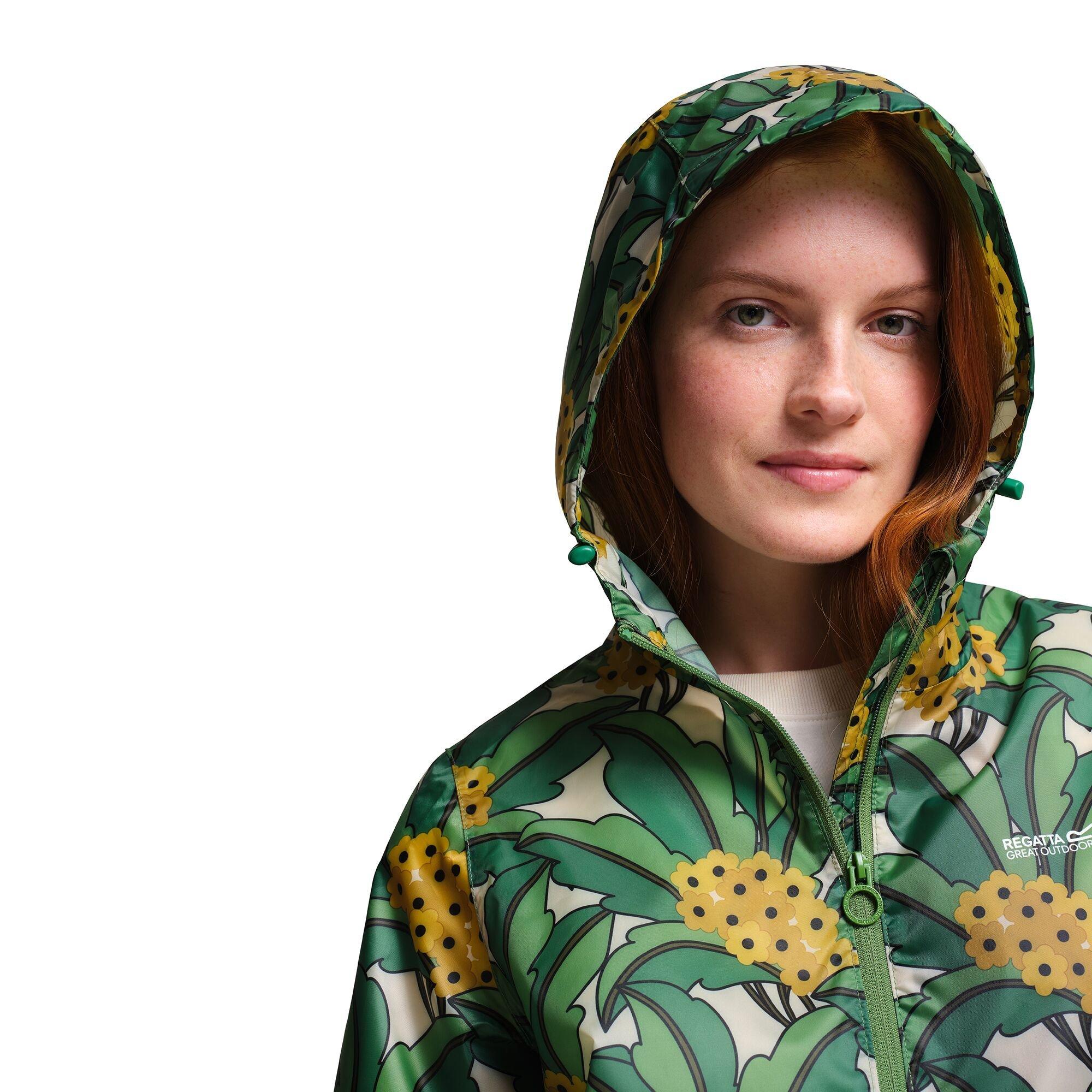 Green Tropcl - Regatta - Orla Kiely Summer Pack It Jacket - 8