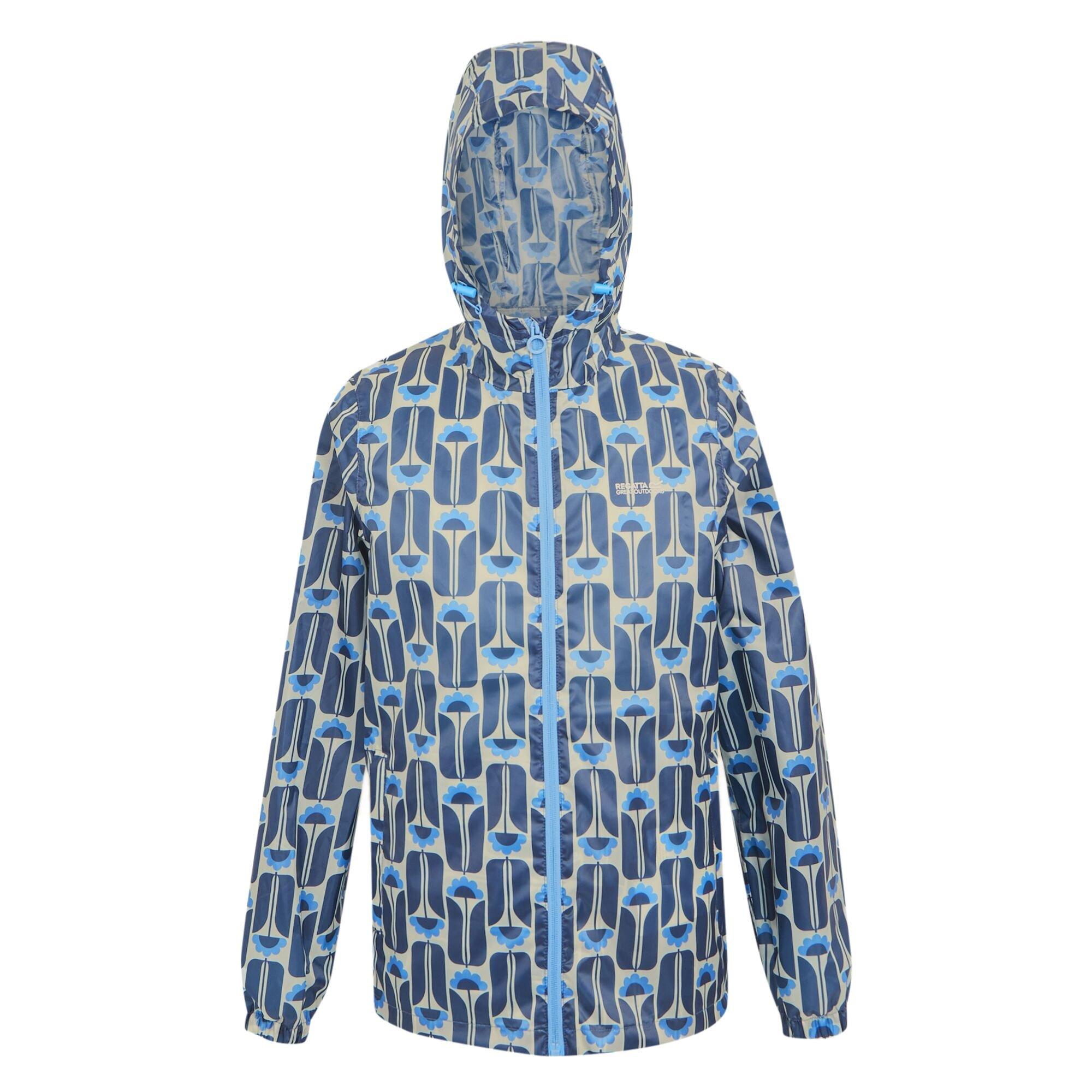 Regatta Women's Orla Kiely Summer Pack It Jacket - Navy Tall Flowe - 18
