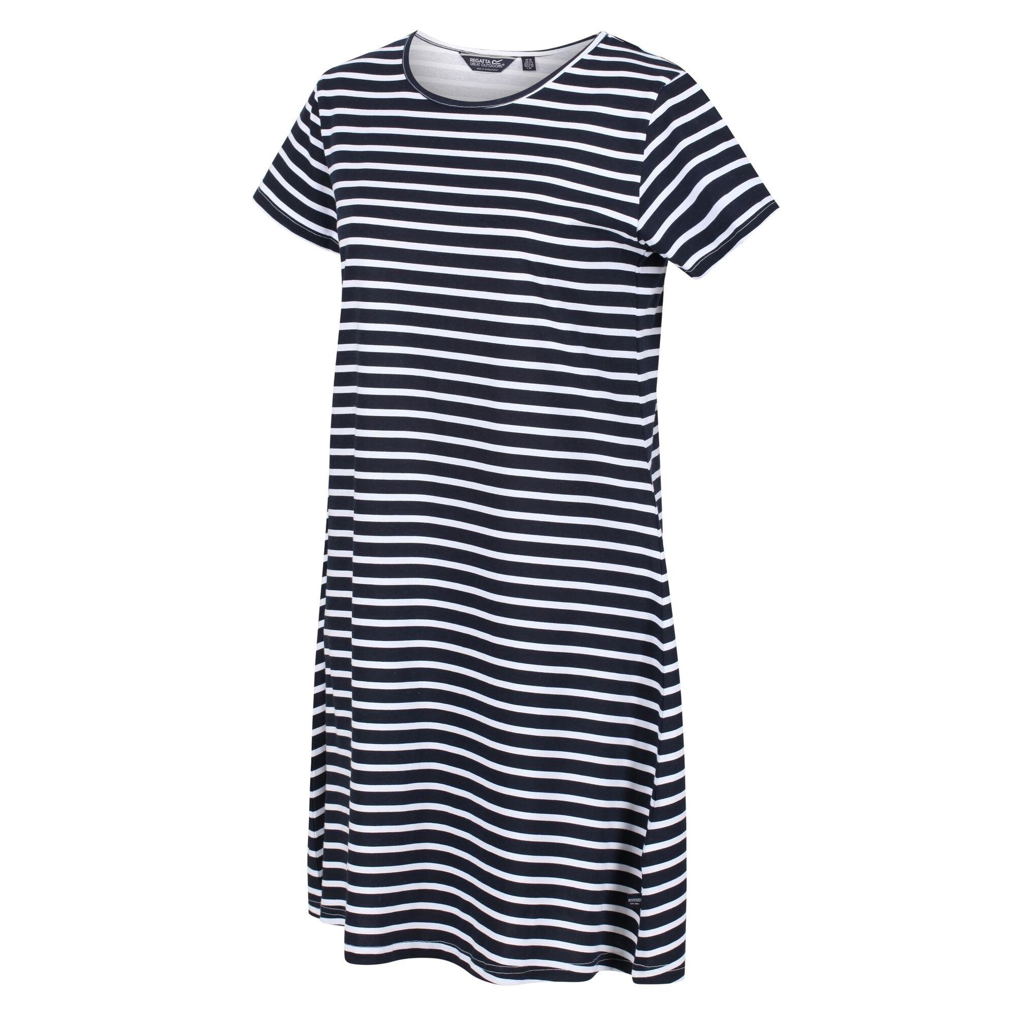 Navy/Whitstr - Regatta - Women's Balia A Line Dress - 1