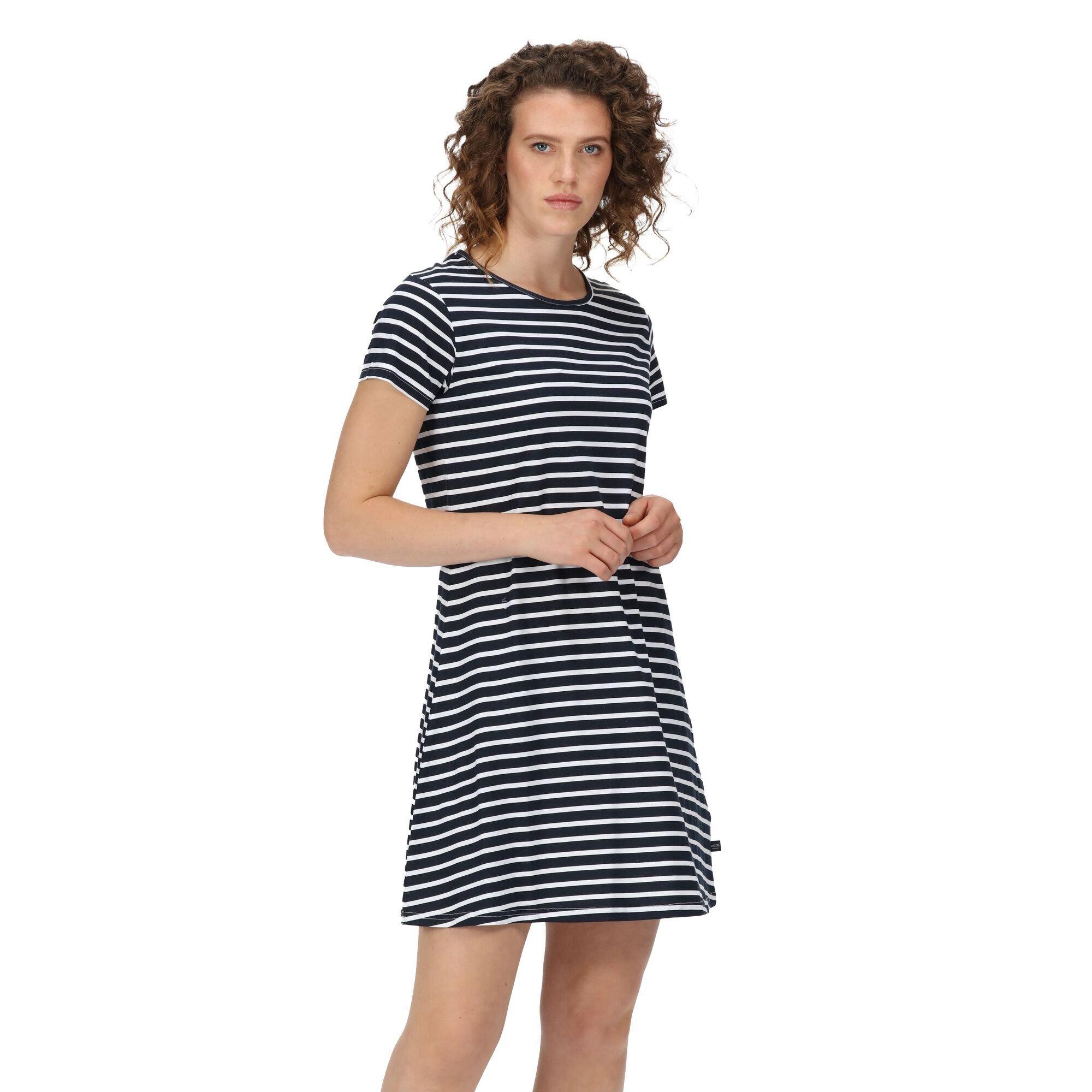 Navy/Whitstr - Regatta - Women's Balia A Line Dress - 3