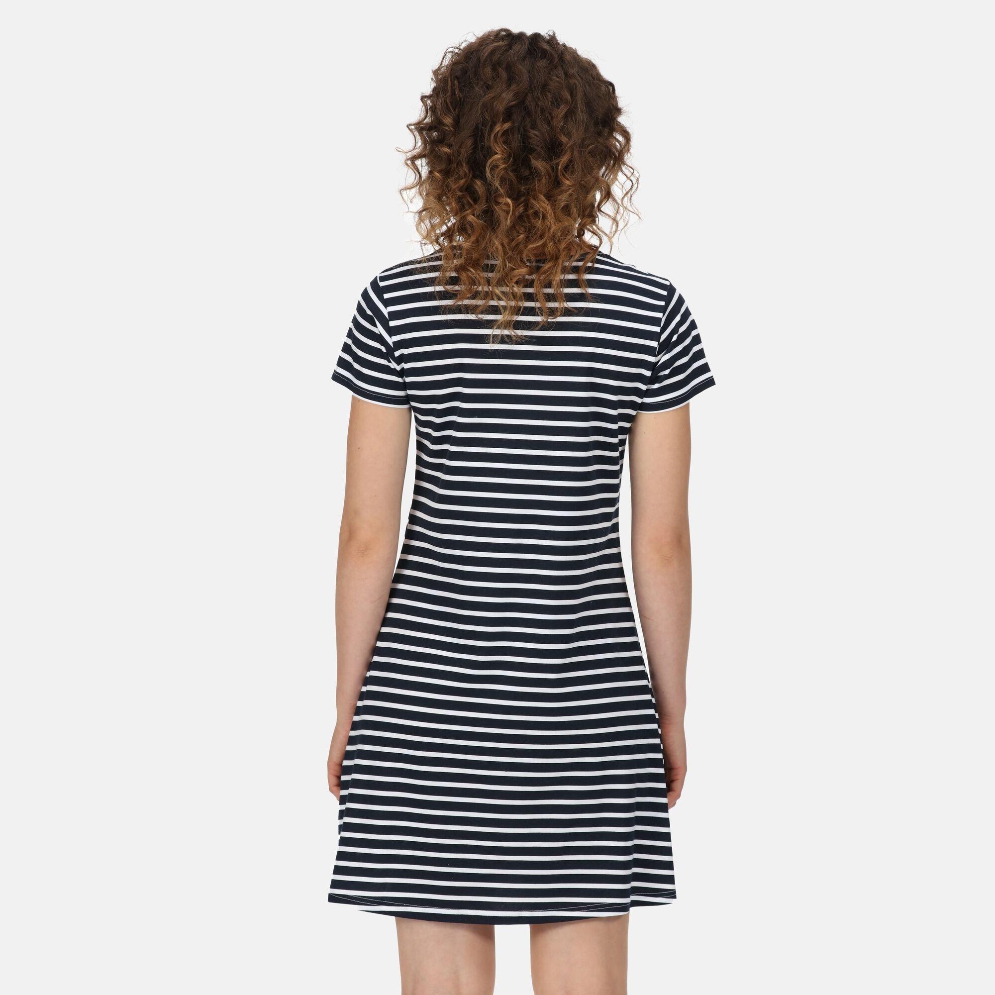 Navy/Whitstr - Regatta - Women's Balia A Line Dress - 5