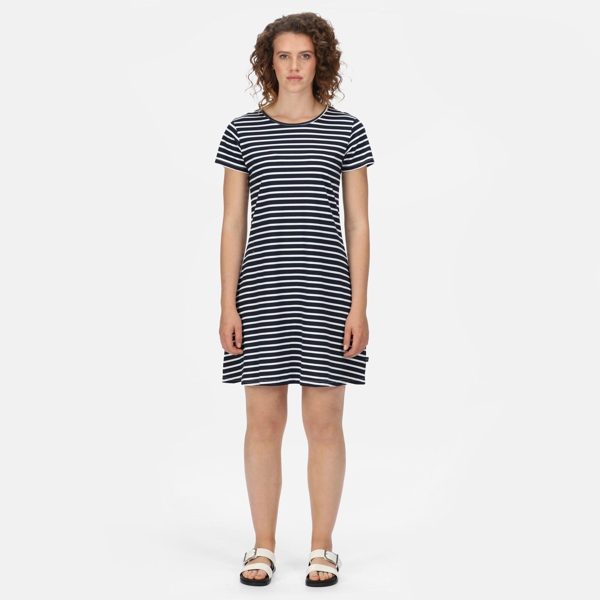 Navy/Whitstr - Regatta - Women's Balia A Line Dress - 7