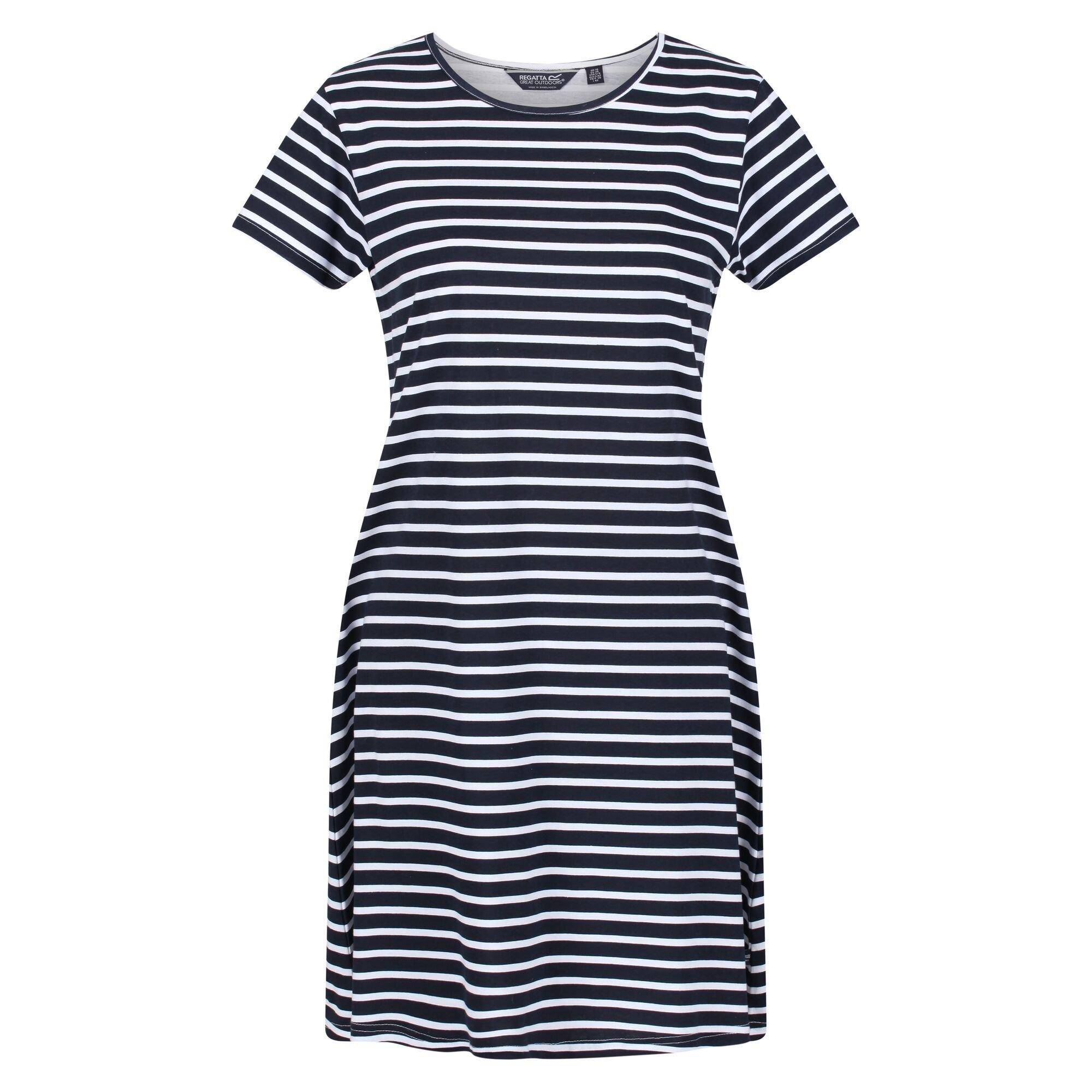 Navy/Whitstr - Regatta - Women's Balia A Line Dress - 9