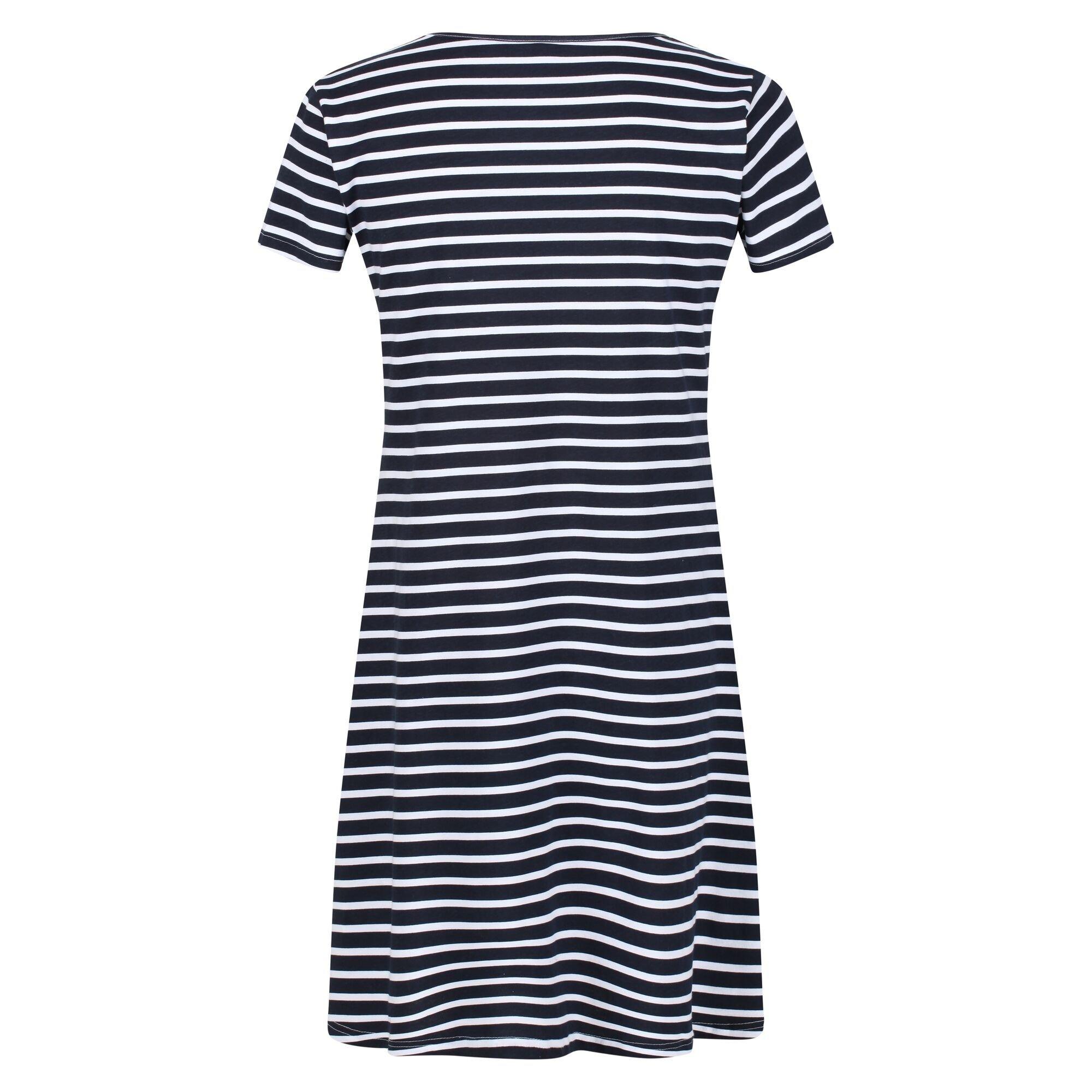 Navy/Whitstr - Regatta - Women's Balia A Line Dress - 10