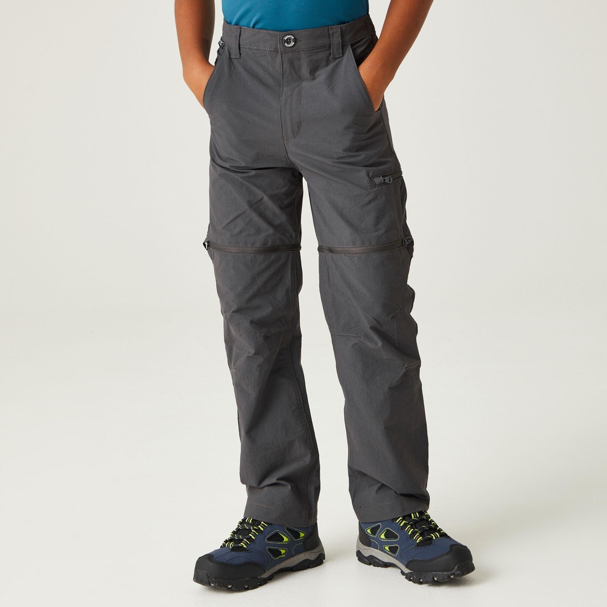 Seal Grey - Regatta - Junior Highton Zip Off Trousers - 1