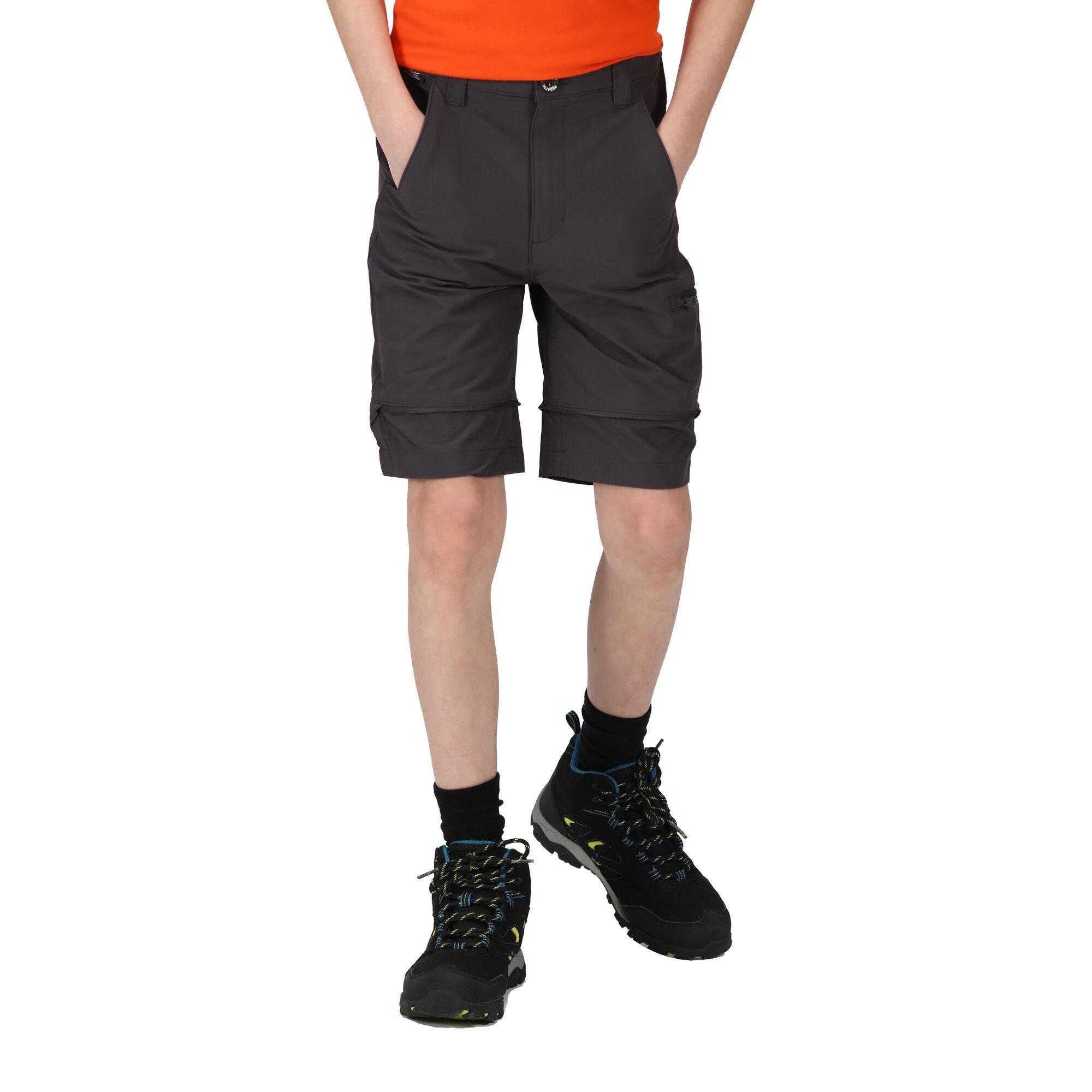 Seal Grey - Regatta - Junior Highton Zip Off Trousers - 12