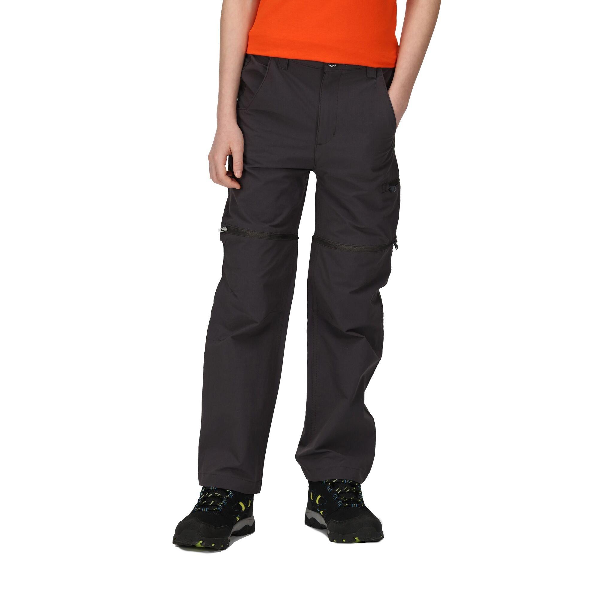 Seal Grey - Regatta - Junior Highton Zip Off Trousers - 3