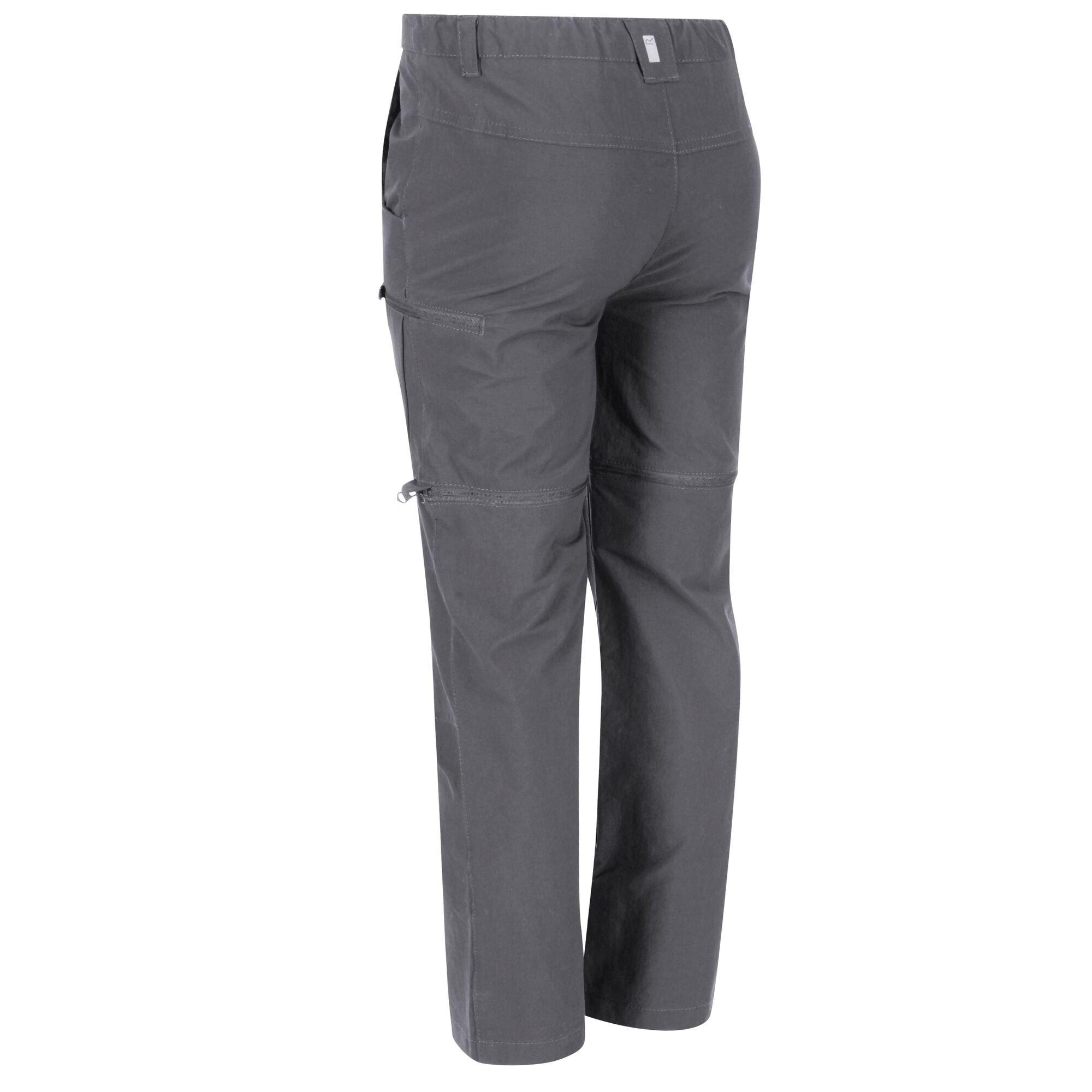 Seal Grey - Regatta - Junior Highton Zip Off Trousers - 4