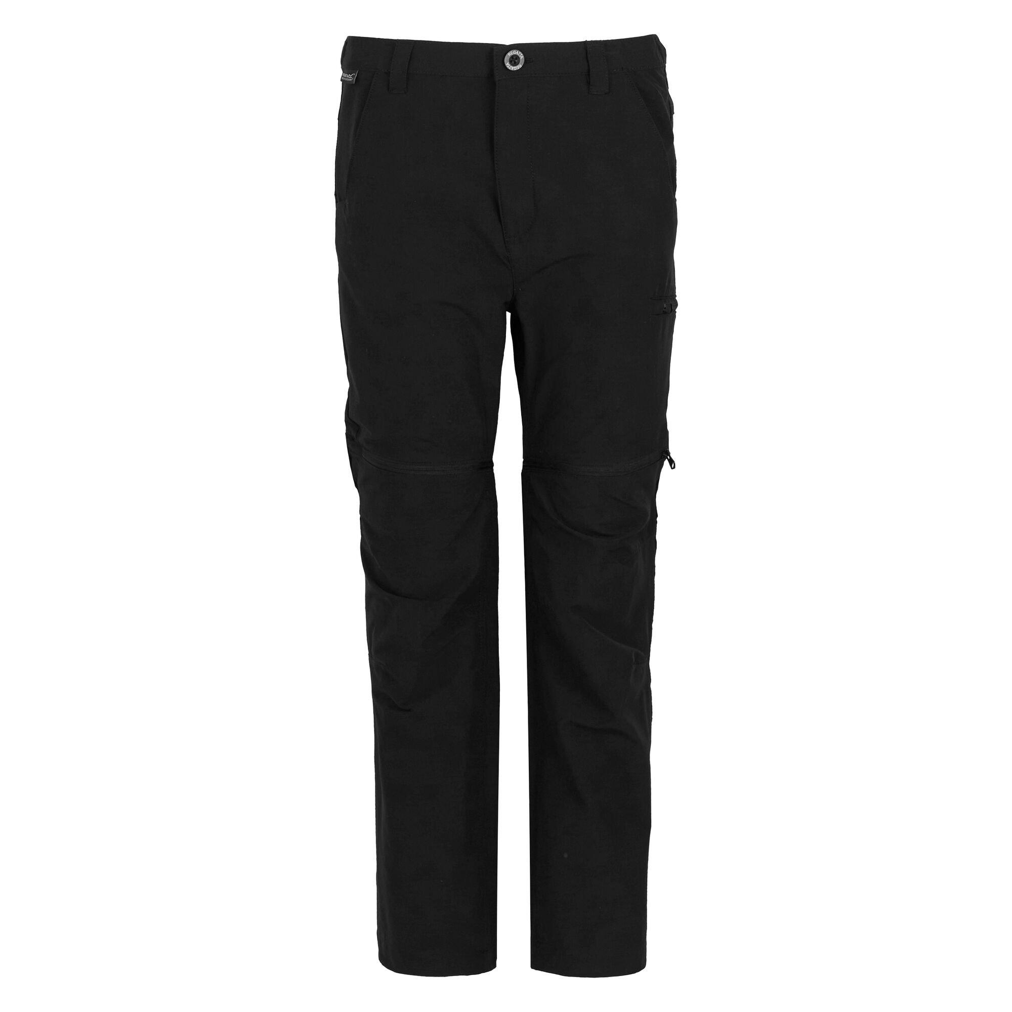 Regatta  Kids Junior Highton Zip Off Trousers - Black - 14 Years