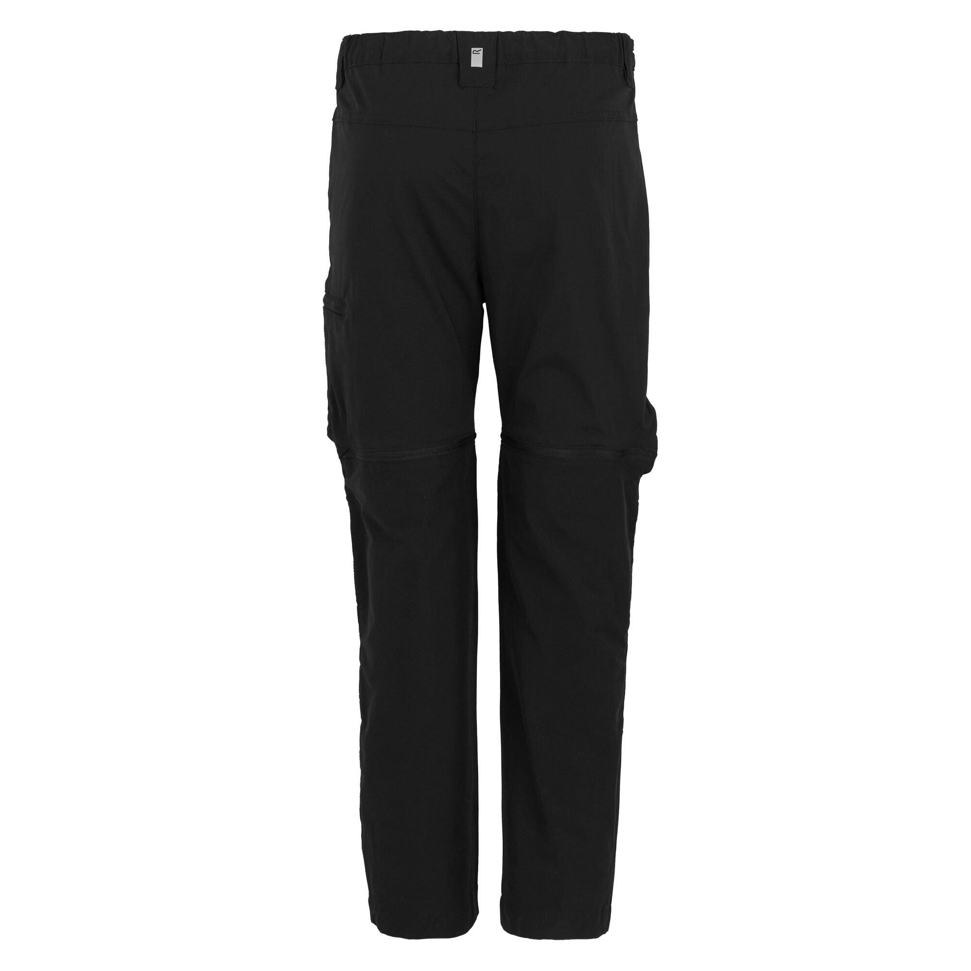 Black - Regatta - Junior Highton Zip Off Trousers - 2
