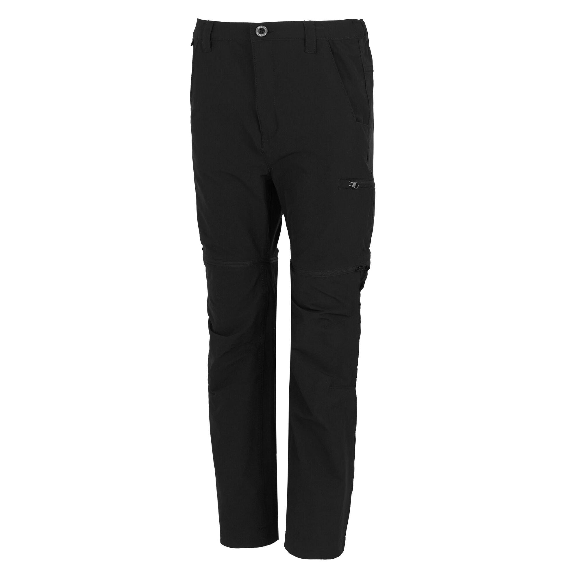 Black - Regatta - Junior Highton Zip Off Trousers - 3