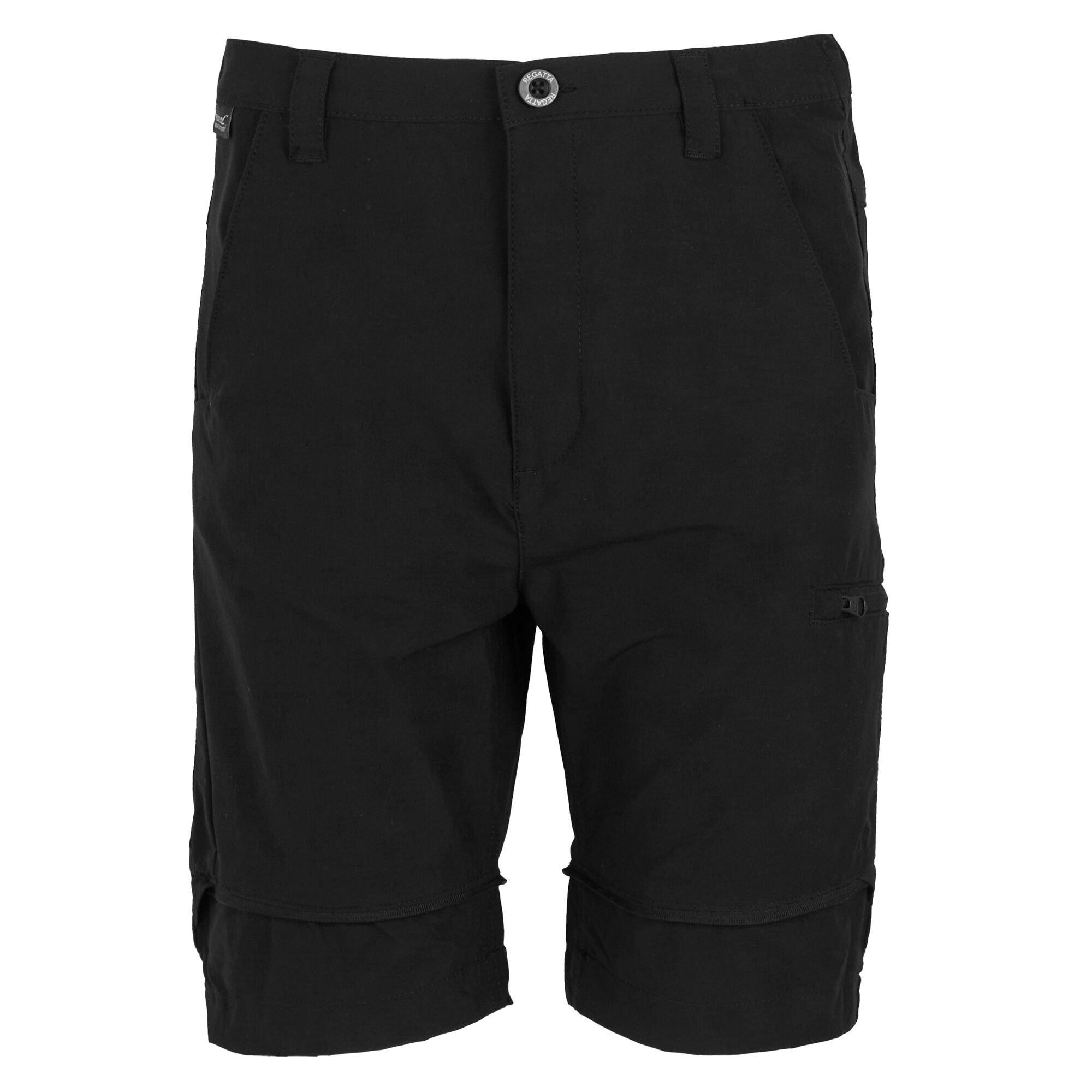Black - Regatta - Junior Highton Zip Off Trousers - 4