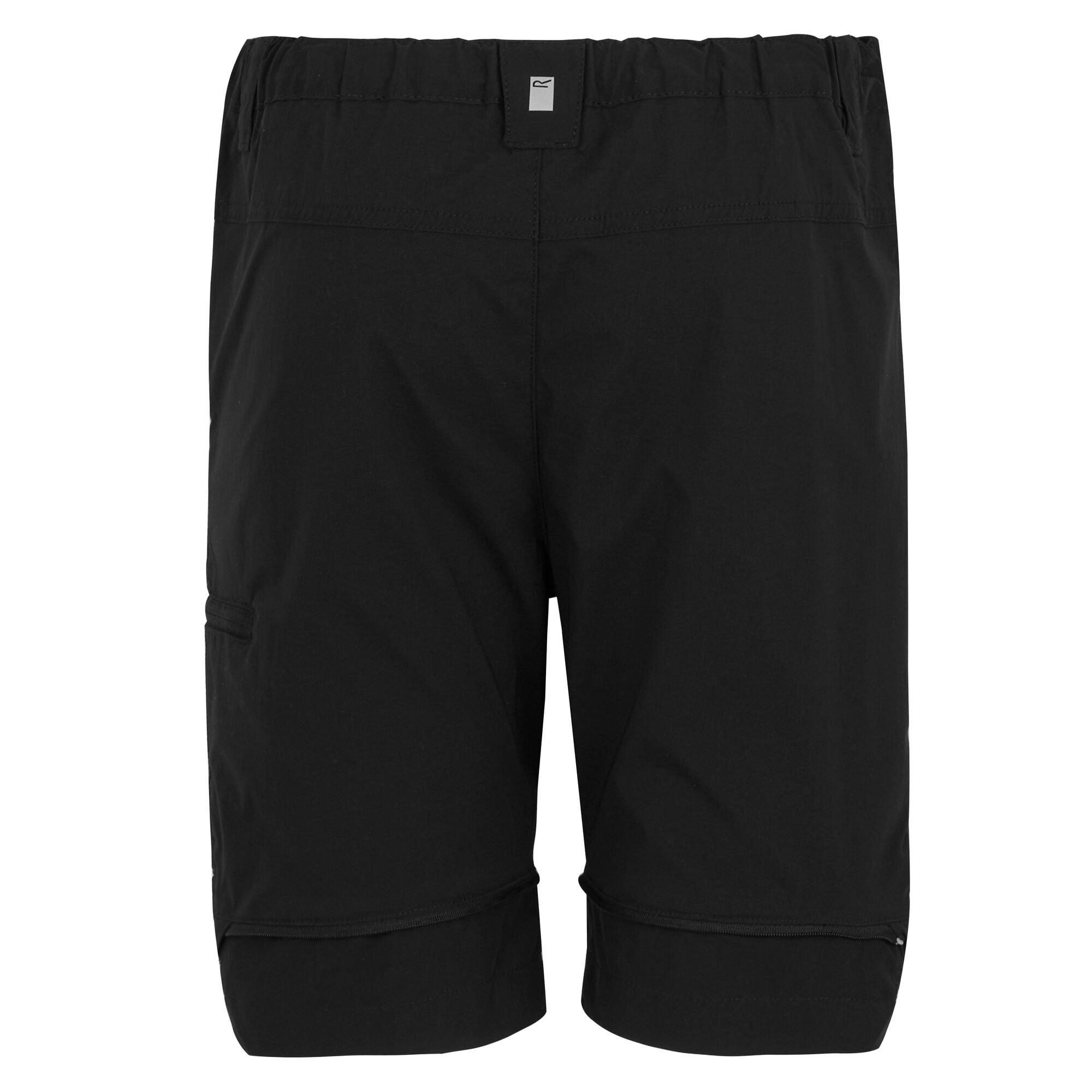 Black - Regatta - Junior Highton Zip Off Trousers - 5