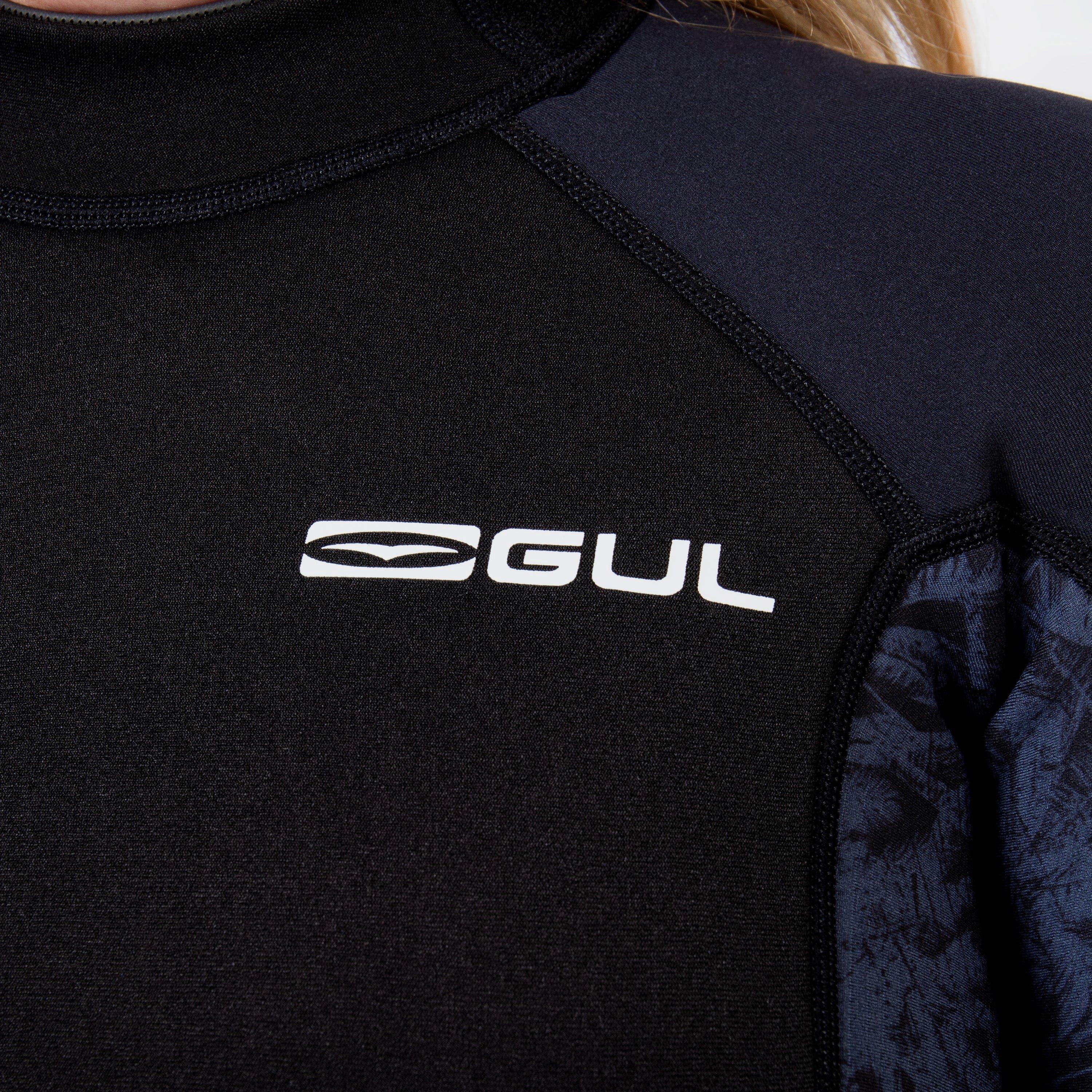 Black/Splatterp - Gul - RESPONSE 32 WOMENS FLATLOCK NATUR FULL WETSUIT - 4