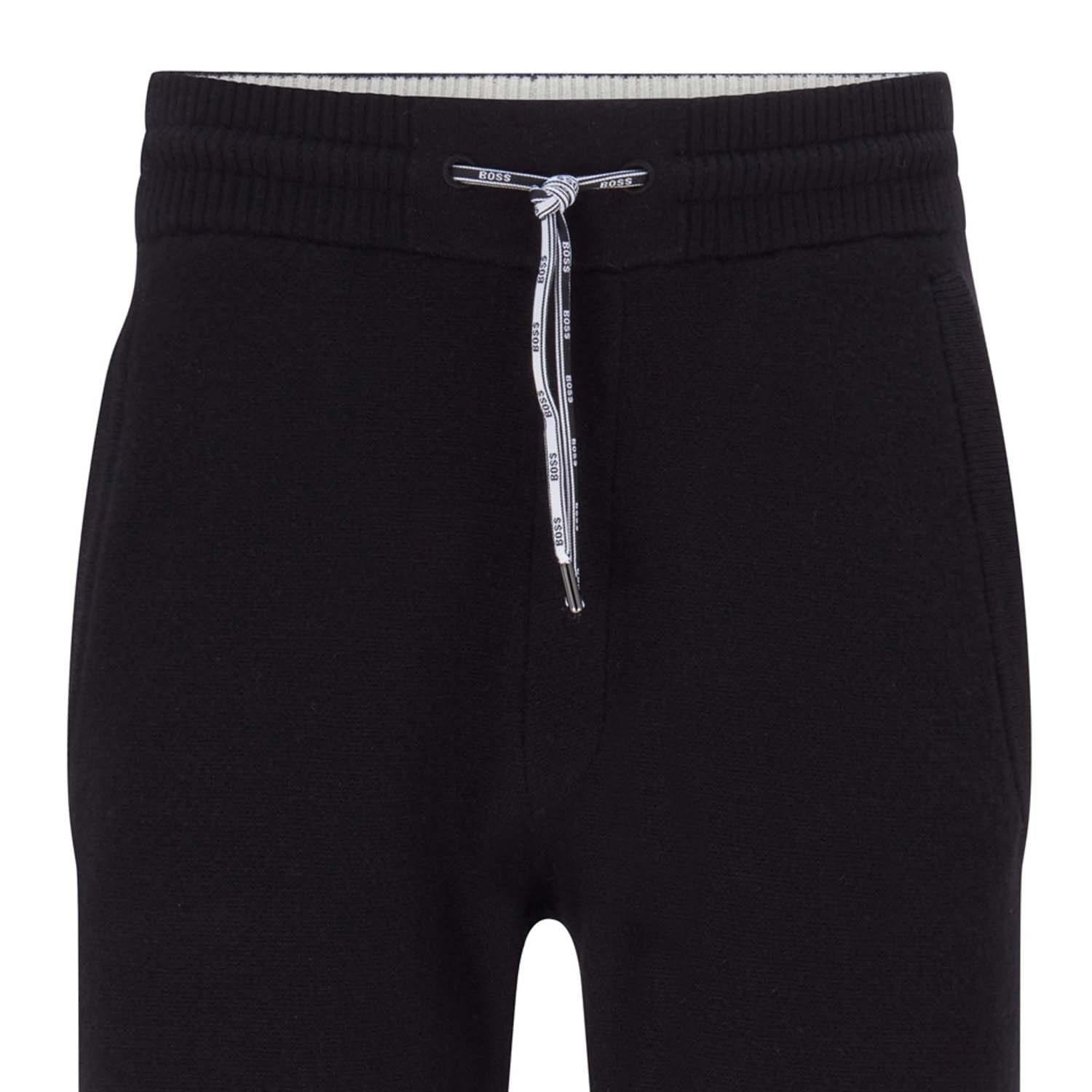 Black - Boss - Urano Tracksuit Bottoms - 2