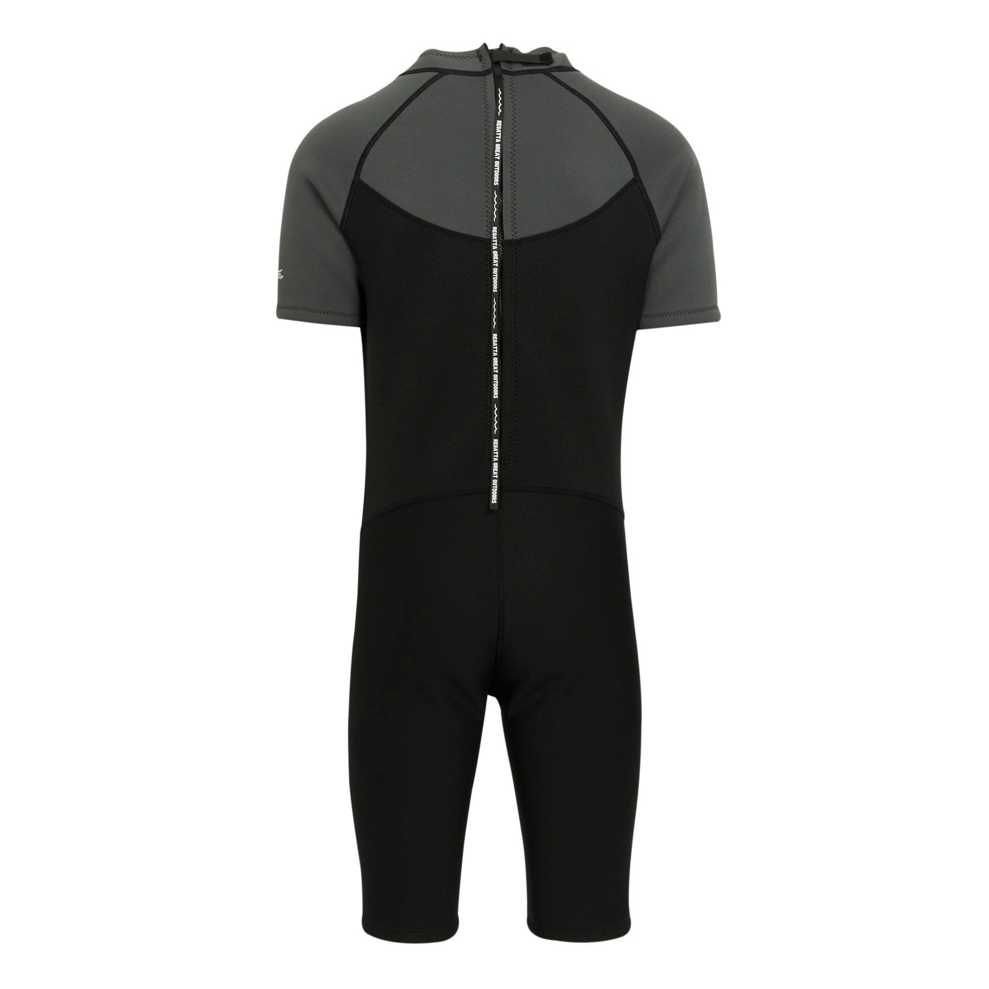 Black/Dark Grey - Regatta - Men's Wetsuit Shorties - 7