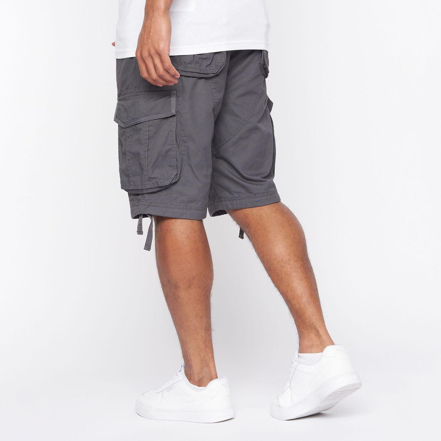 Charcoal - Crosshatch - Jamstar Cargo Shorts - 2