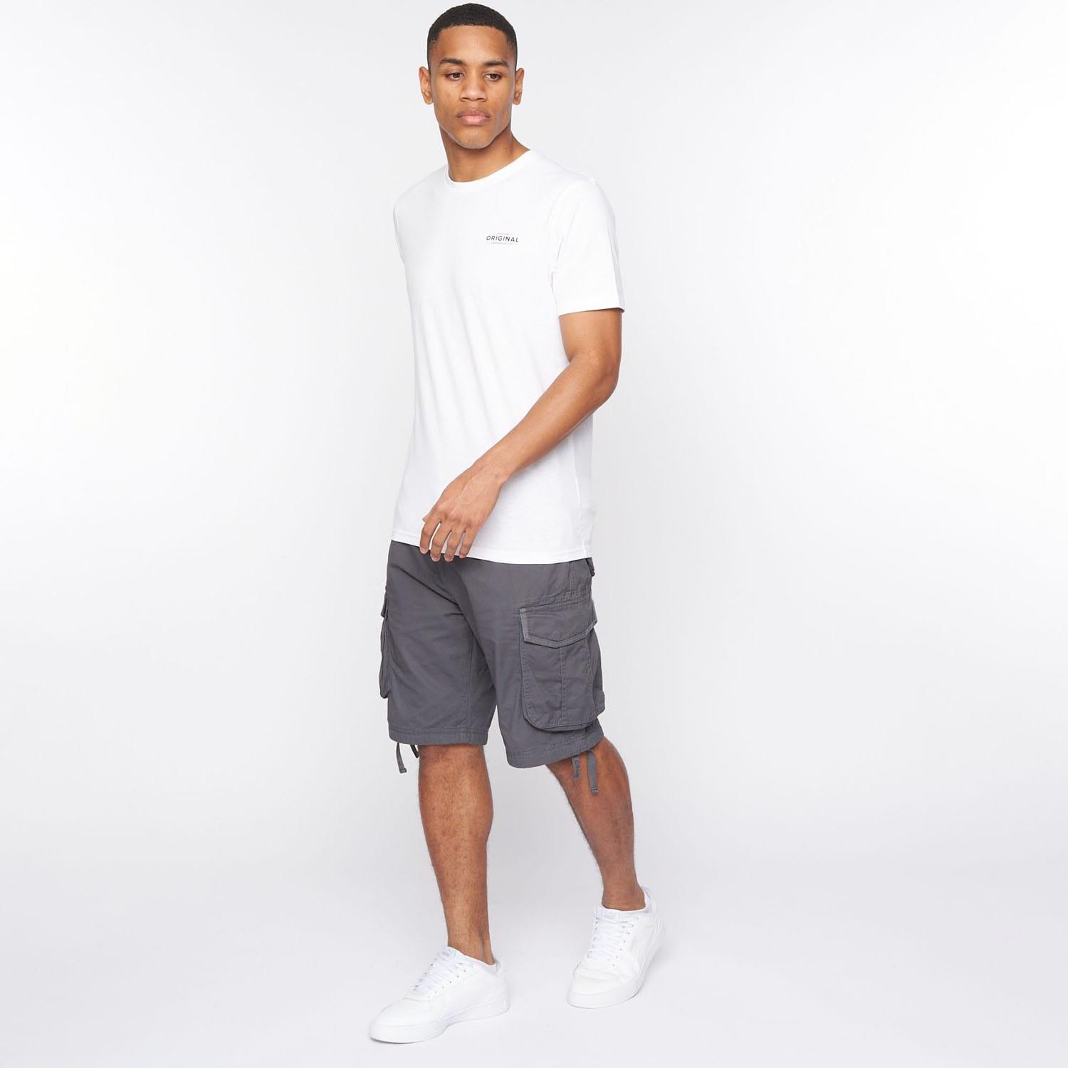 Charcoal - Crosshatch - Jamstar Cargo Shorts - 3