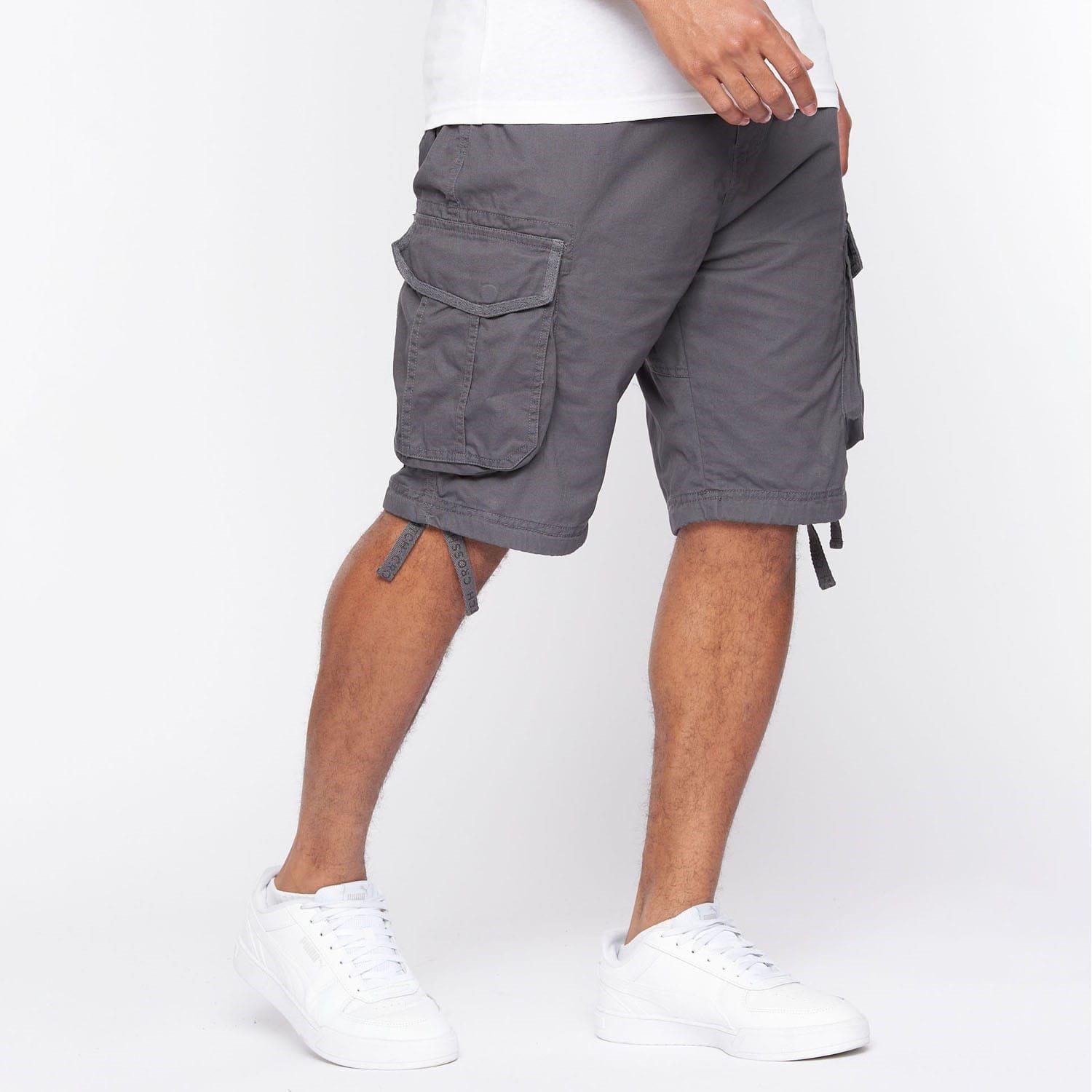 Charcoal - Crosshatch - Jamstar Cargo Shorts - 4